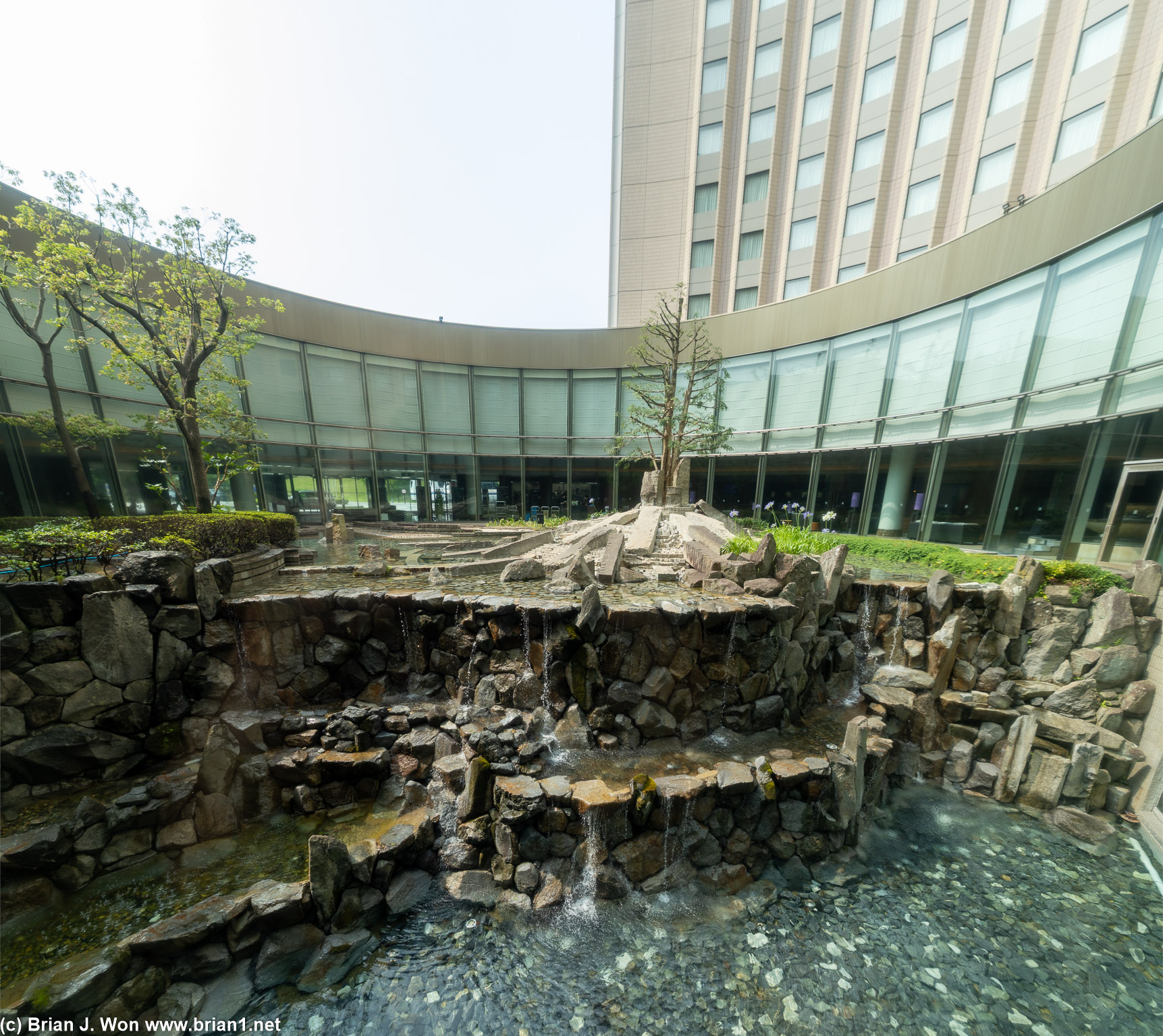 Hilton Narita Airport lobby.