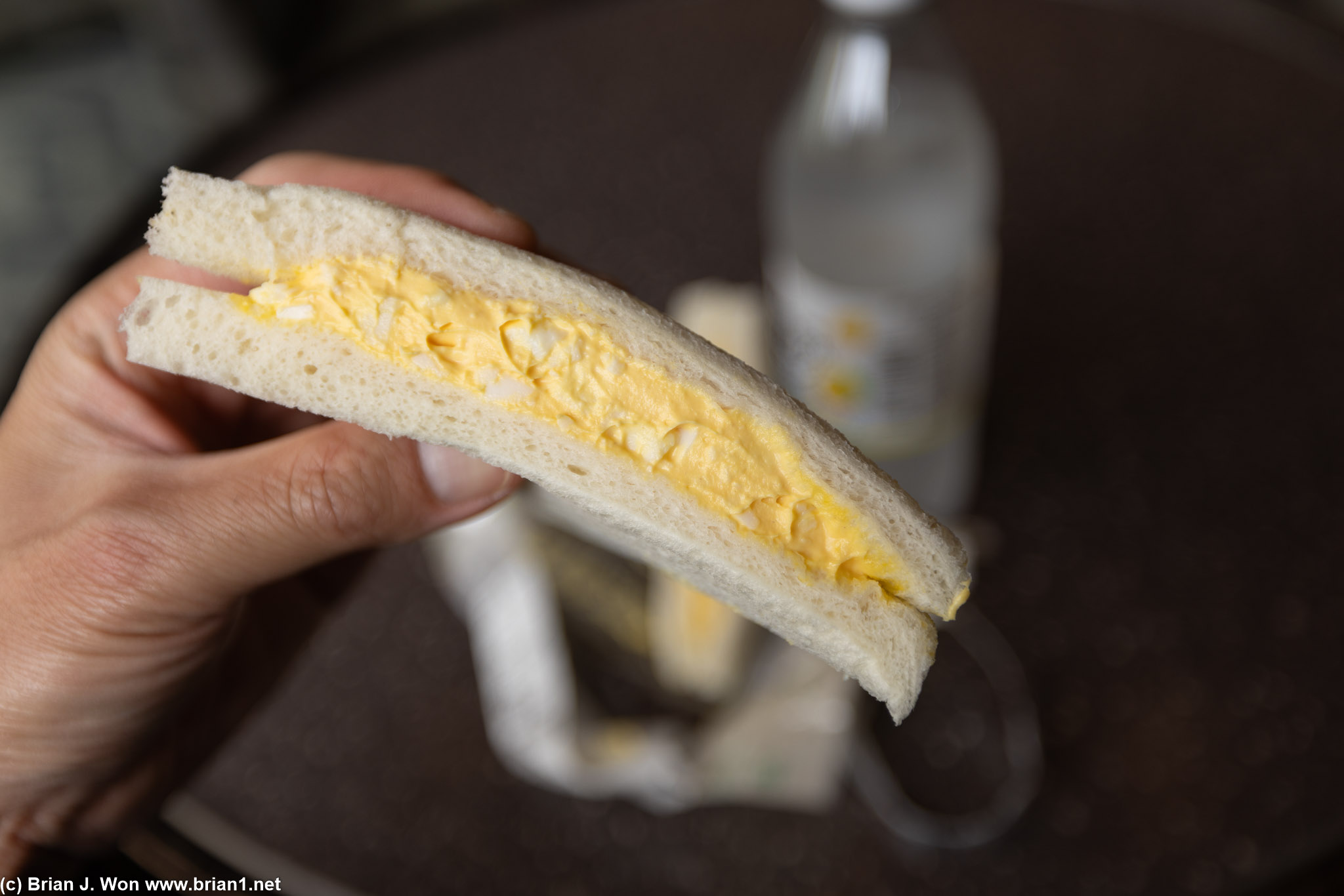 Non-airplane food.