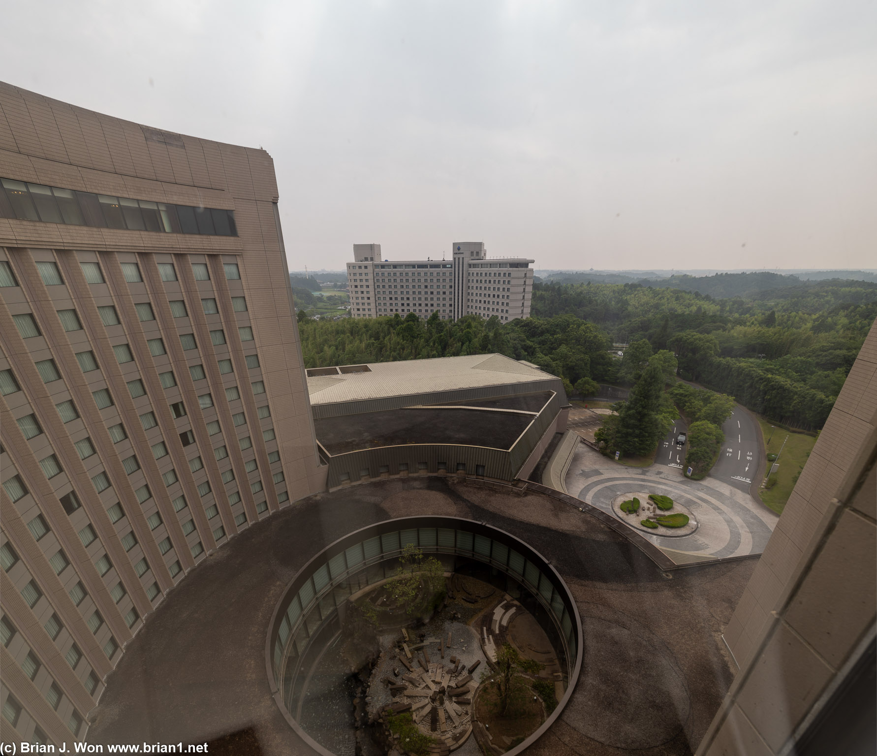 View from the room, and of the Hotel MyStays next door.