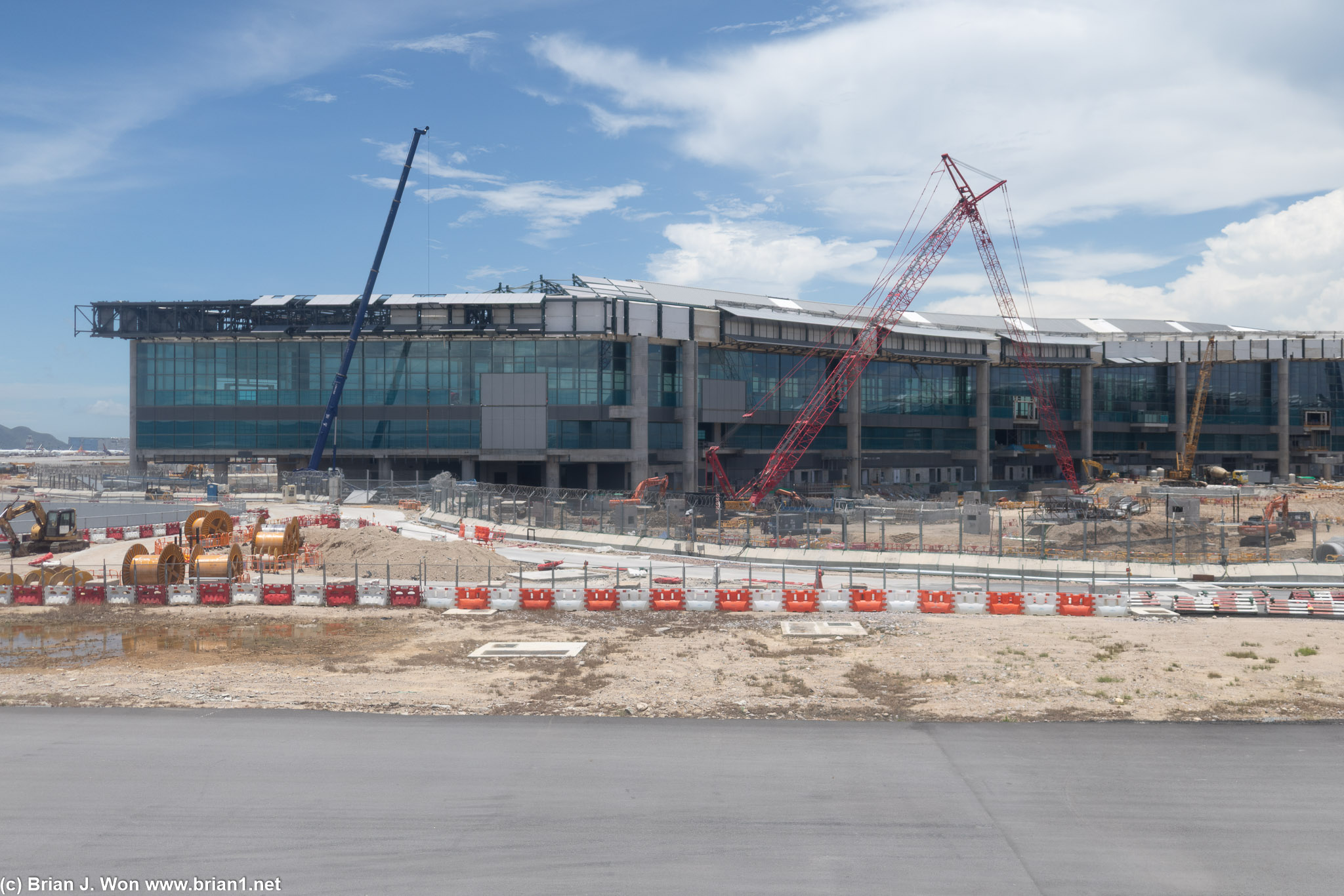 Terminal 2 under construction.