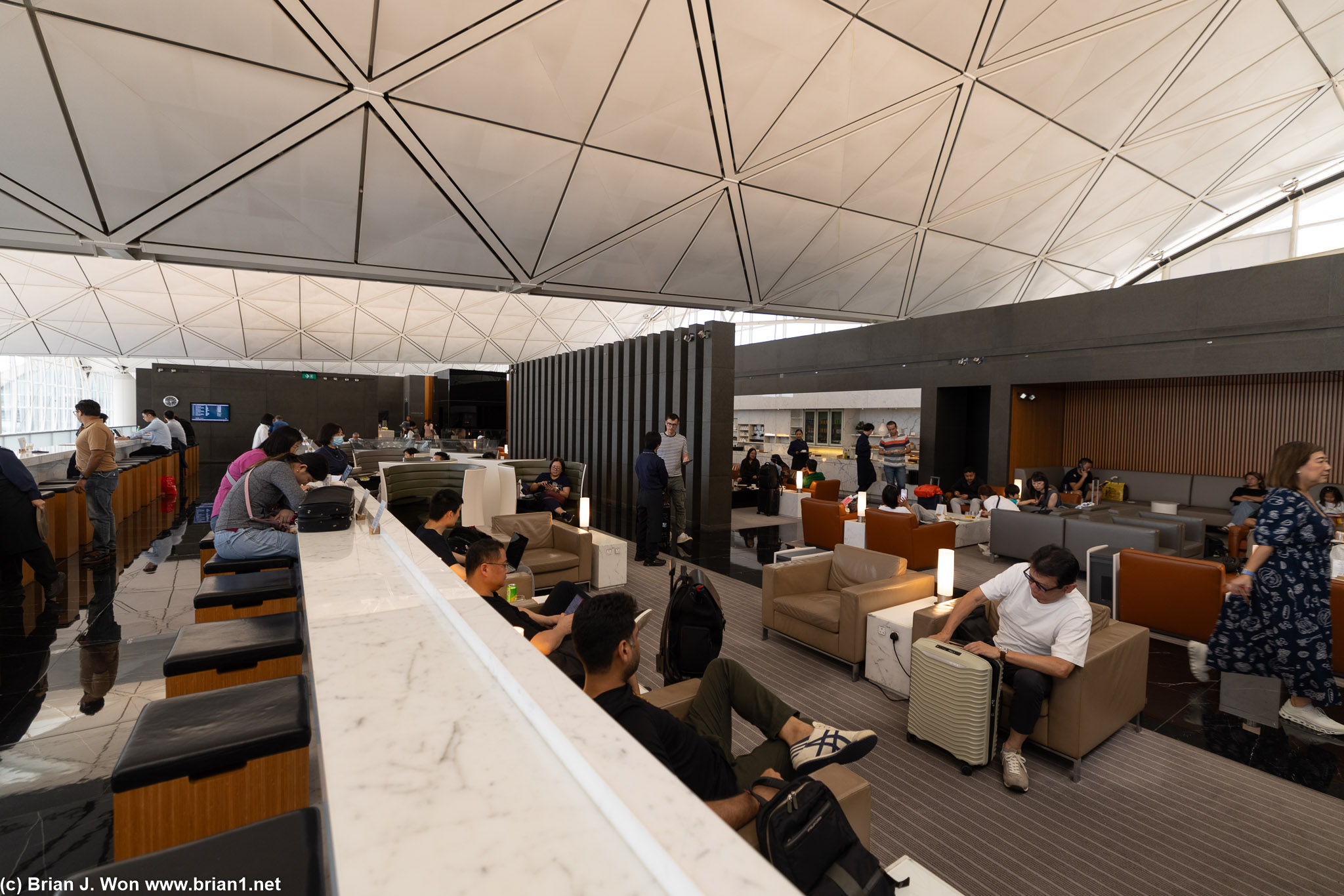 Cathay Pacific Business Lounge - The Wing.