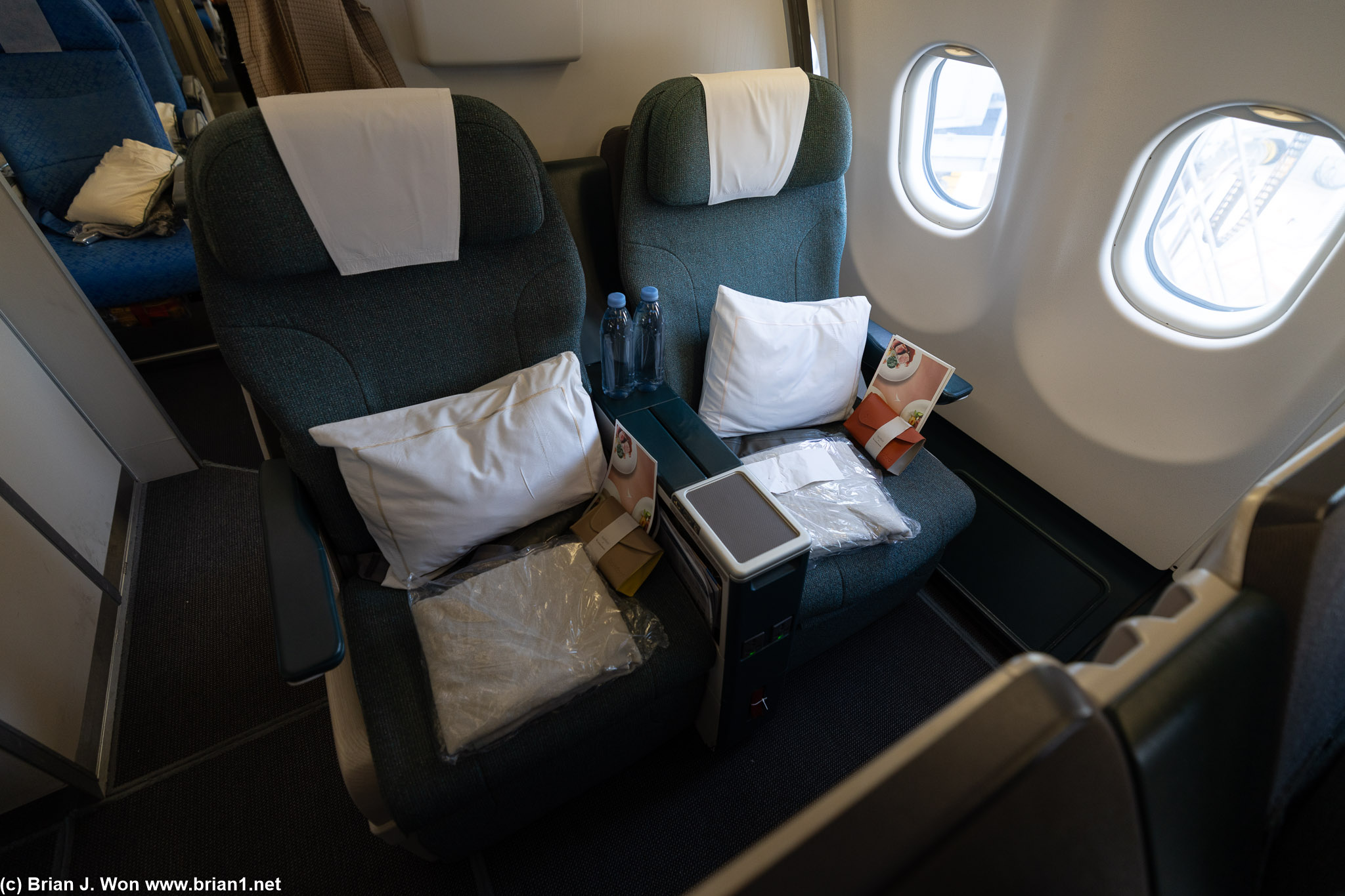 Cathay Pacific Airbus A330-300 regional business class.