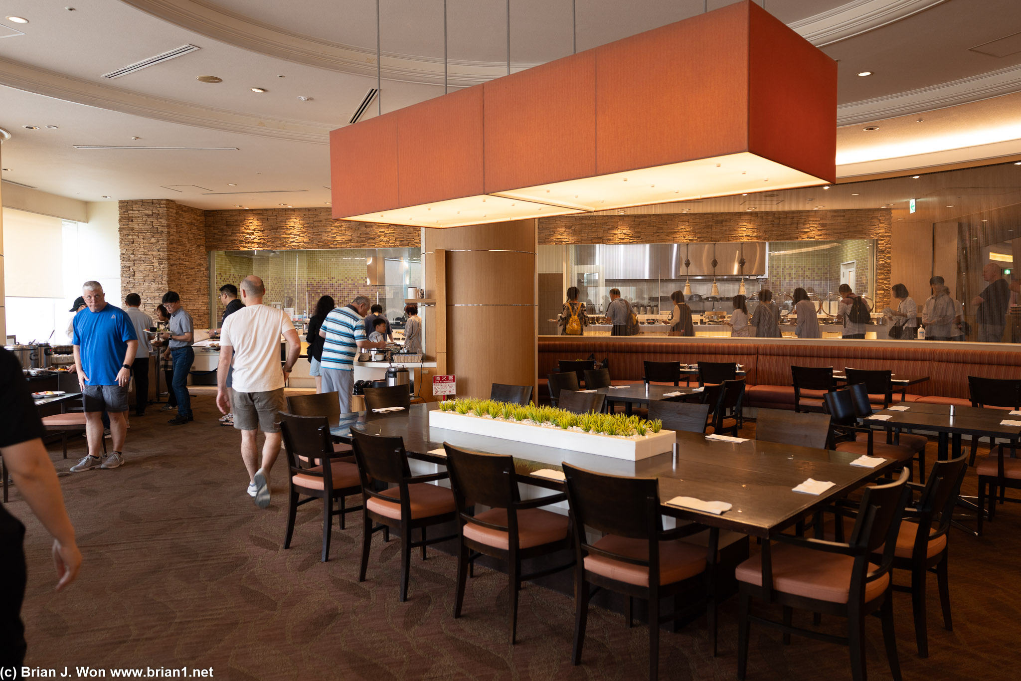 One of several seating areas.