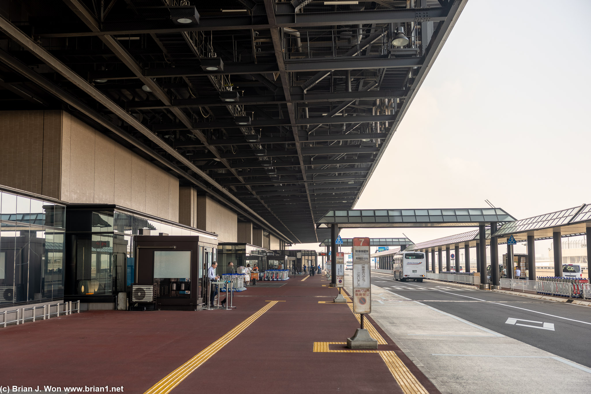 Terminal 2 at Narita International Airport.
