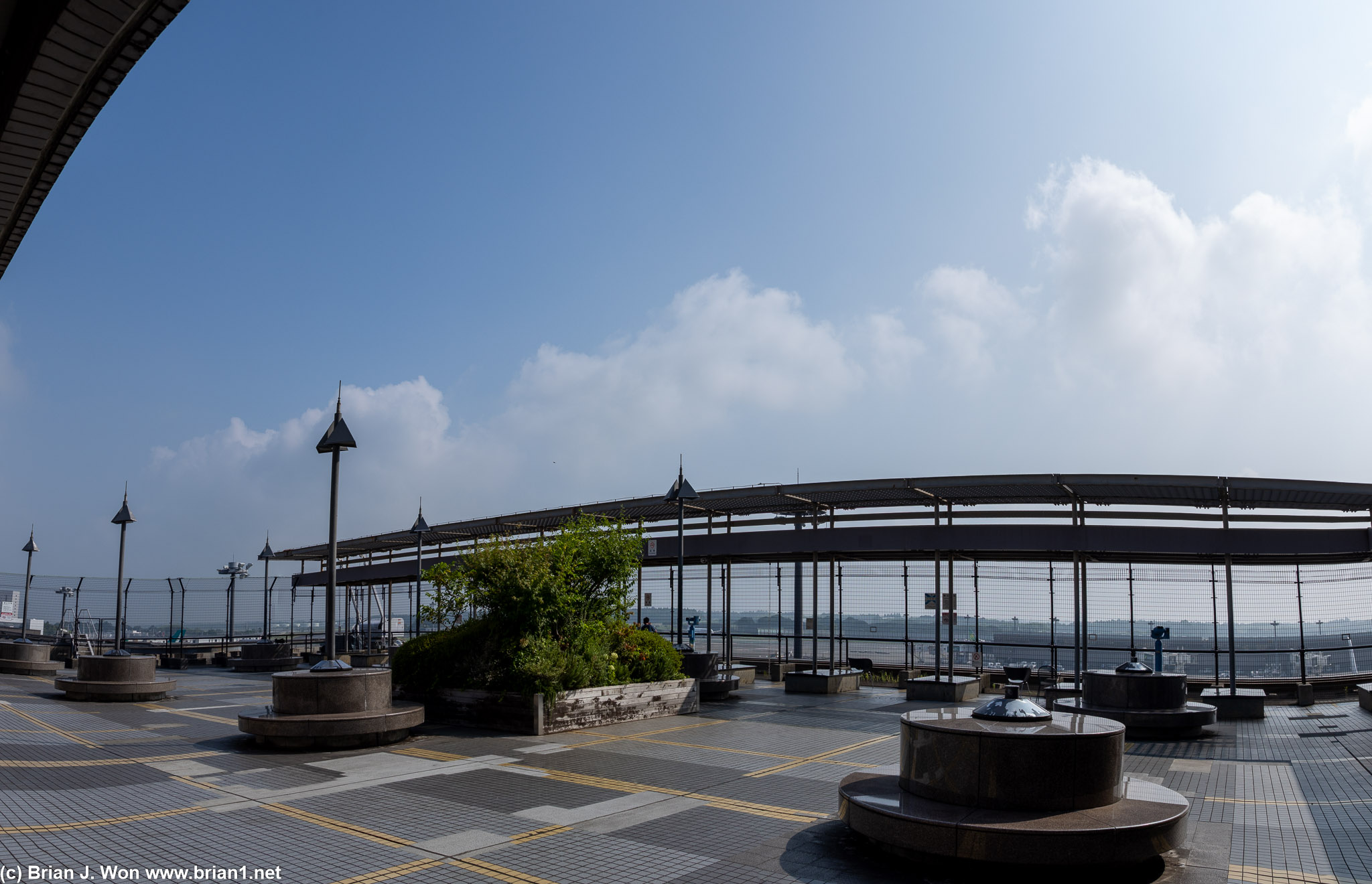 Observation deck at Terminal 2.