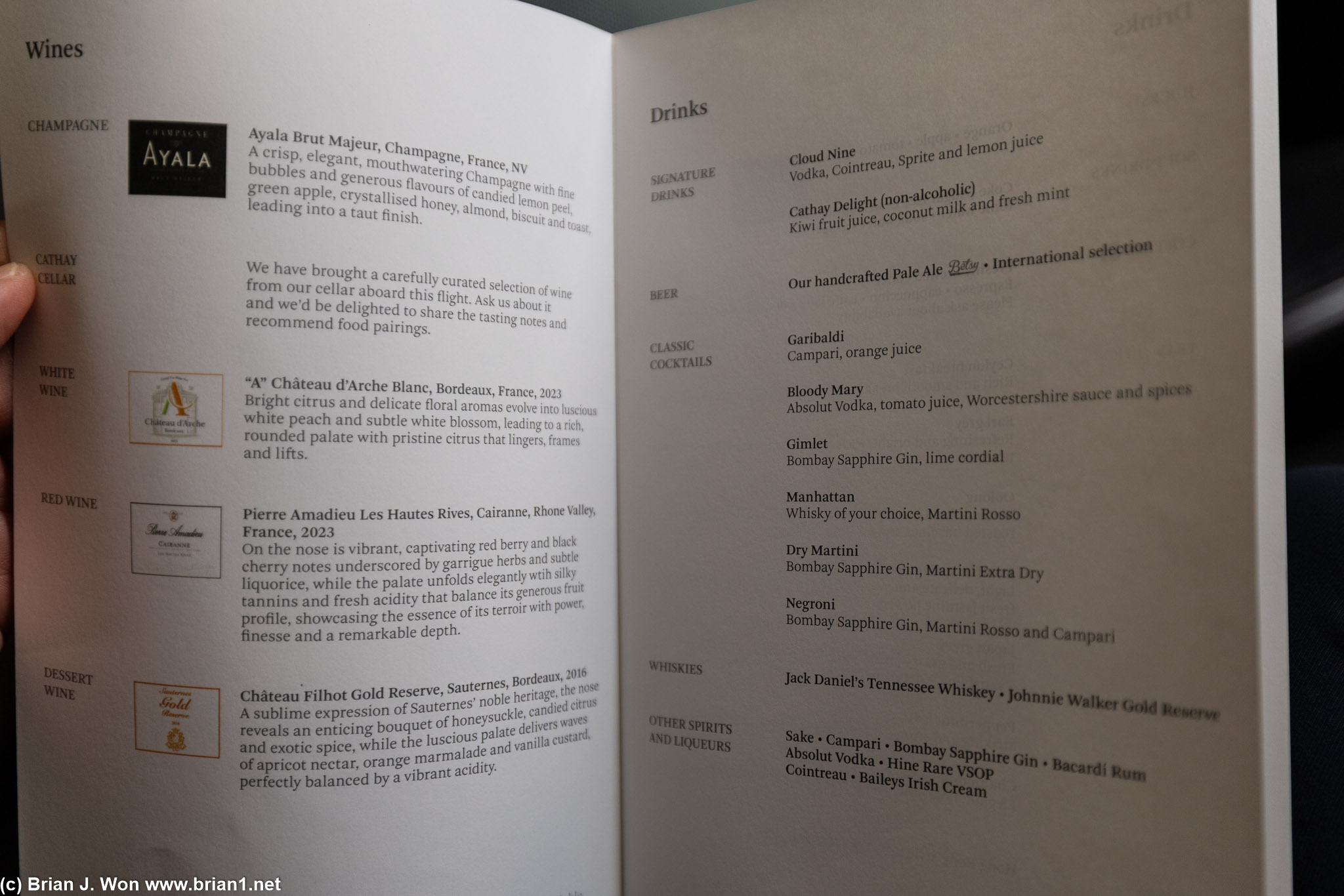 Menu.