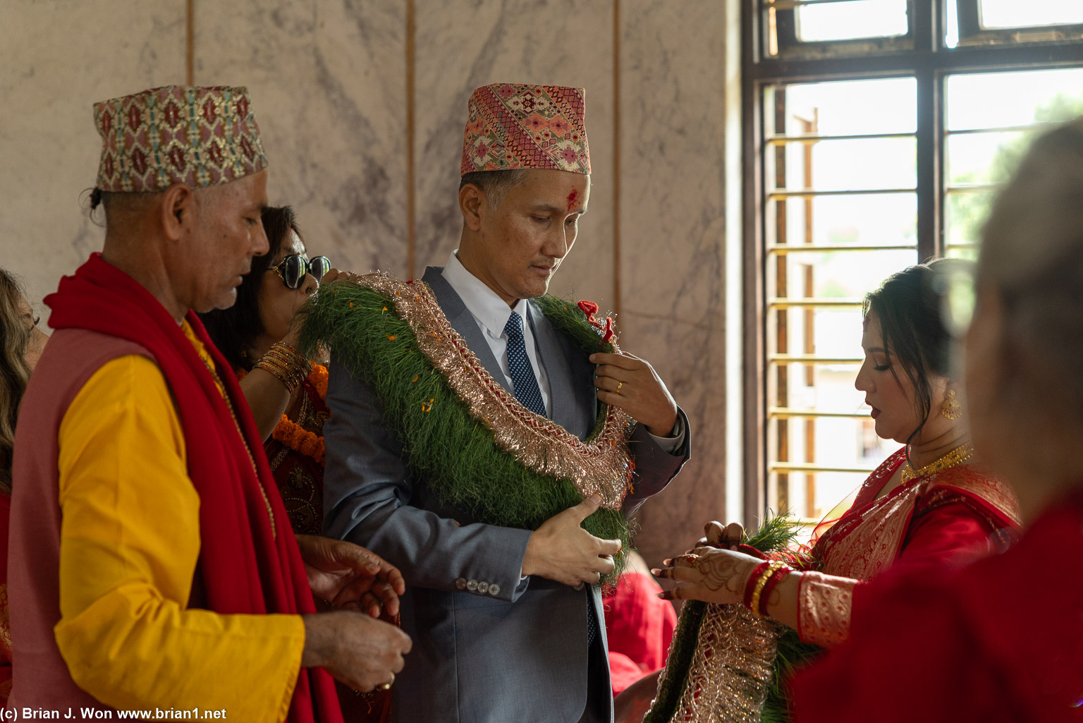 Abinash (groom)'s turn.