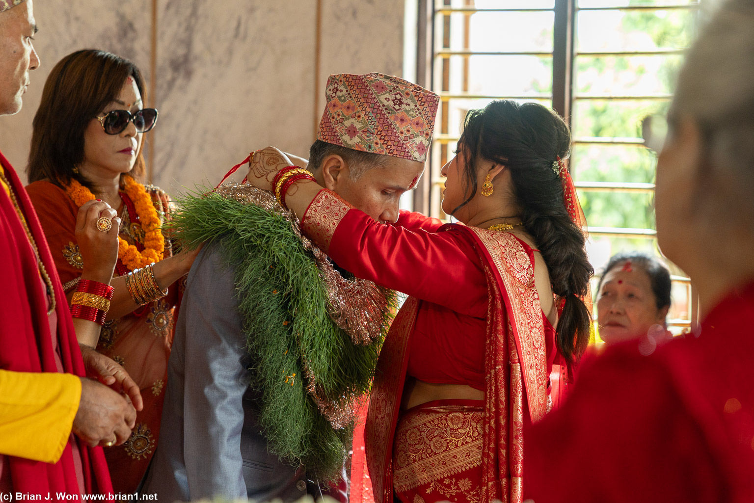 Abinash (groom)'s turn.