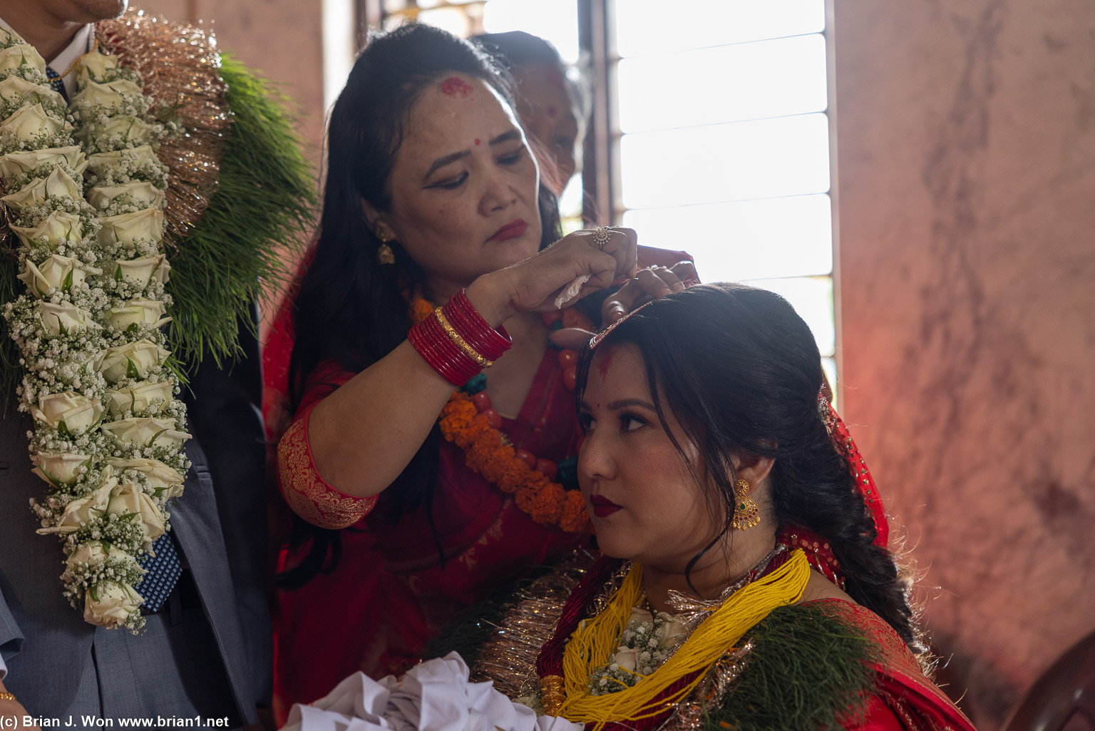 Wedding rituals continue.