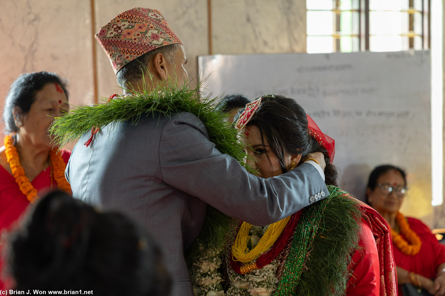 Wedding rituals continue.