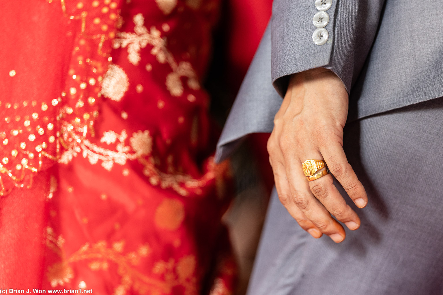 Groom's rings.
