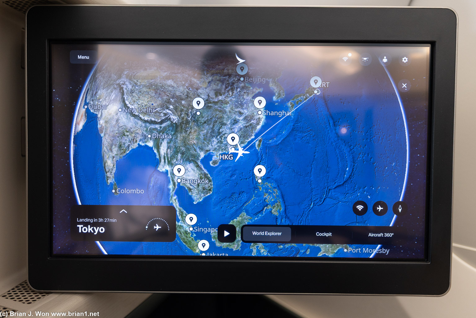 Screen definitely nicer on A350 than the old A330.