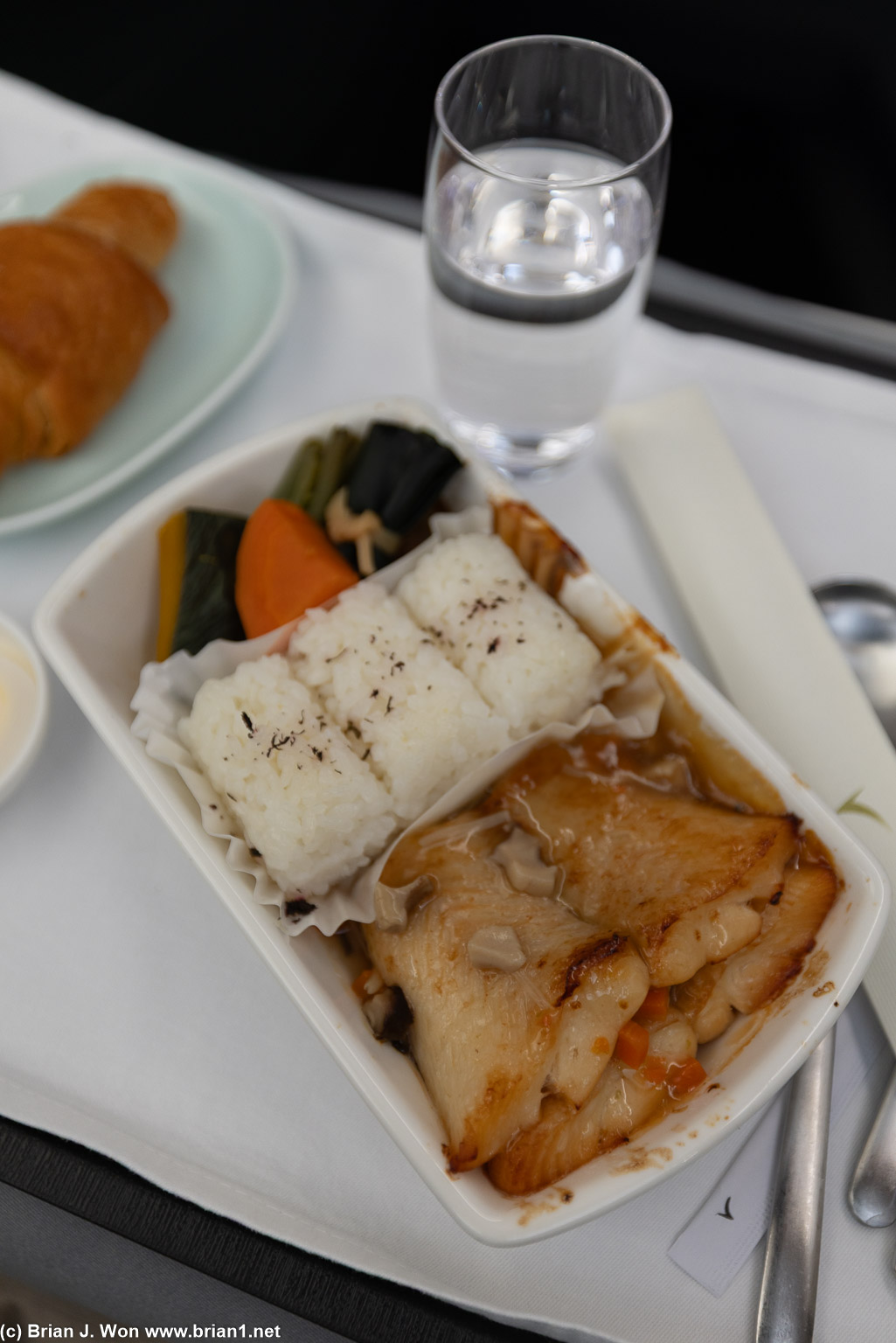 They were out of dim sum, got the sea bass again. It was... meaty?