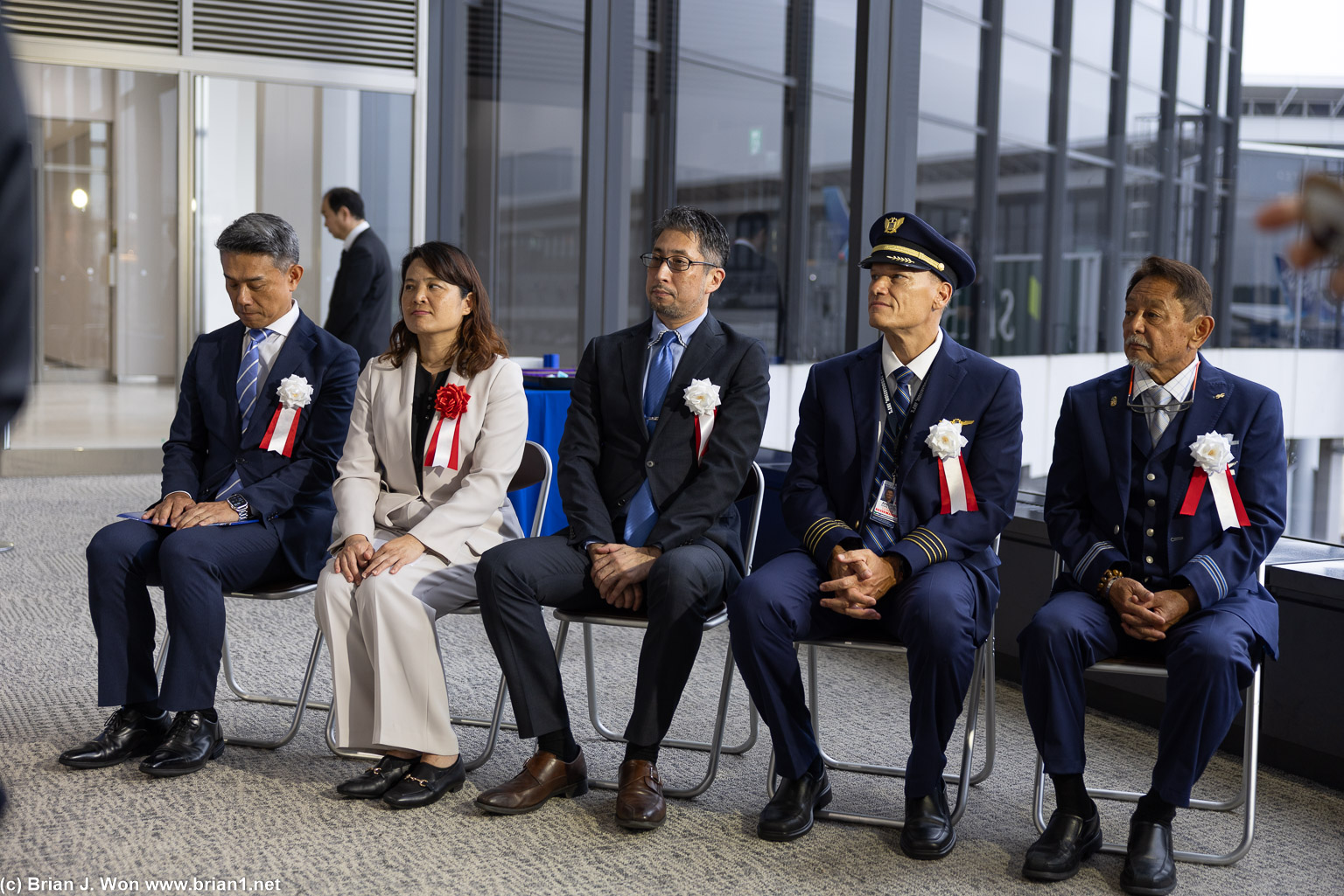 Dignataries and senior United representatives.