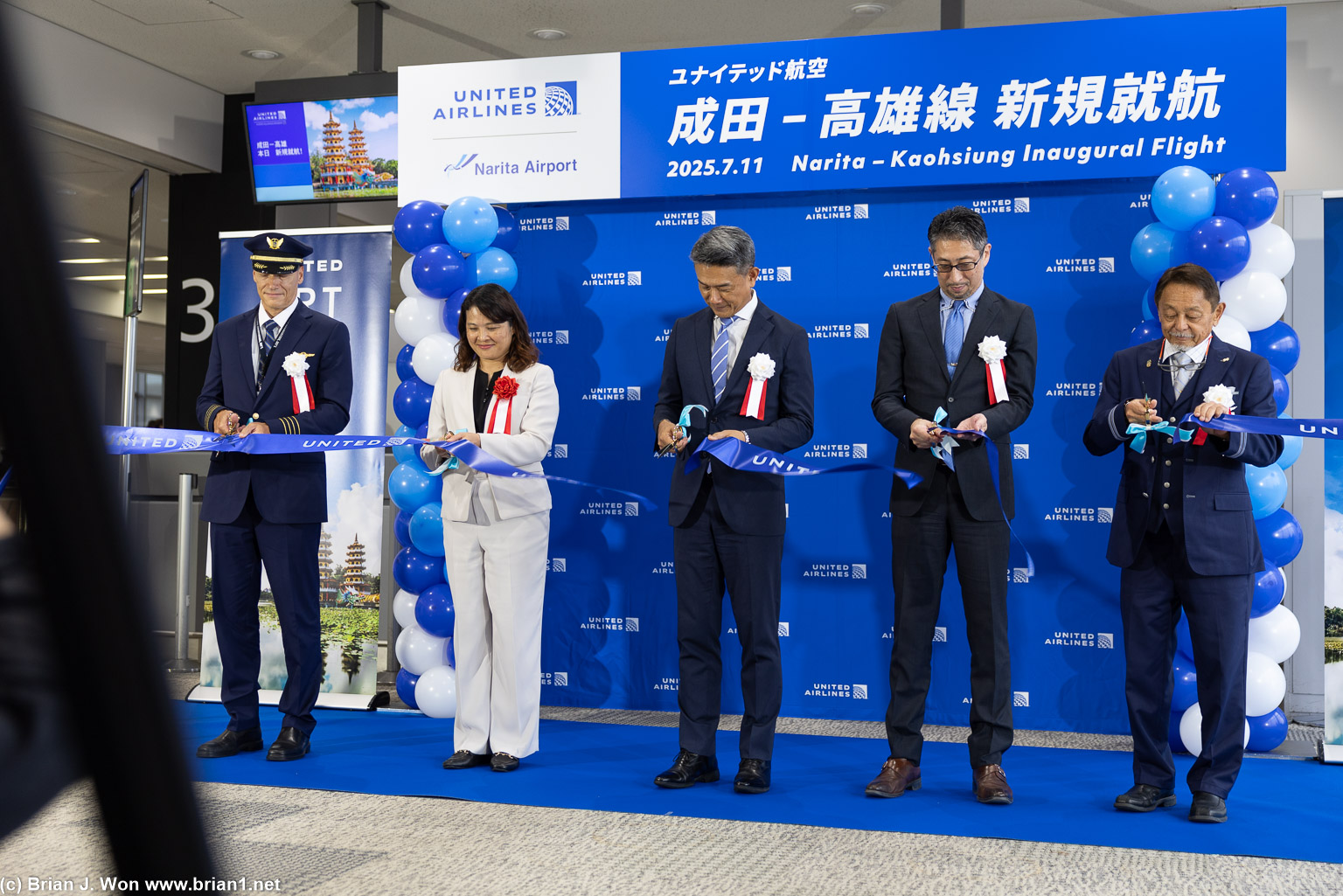 Ribbon cutting.