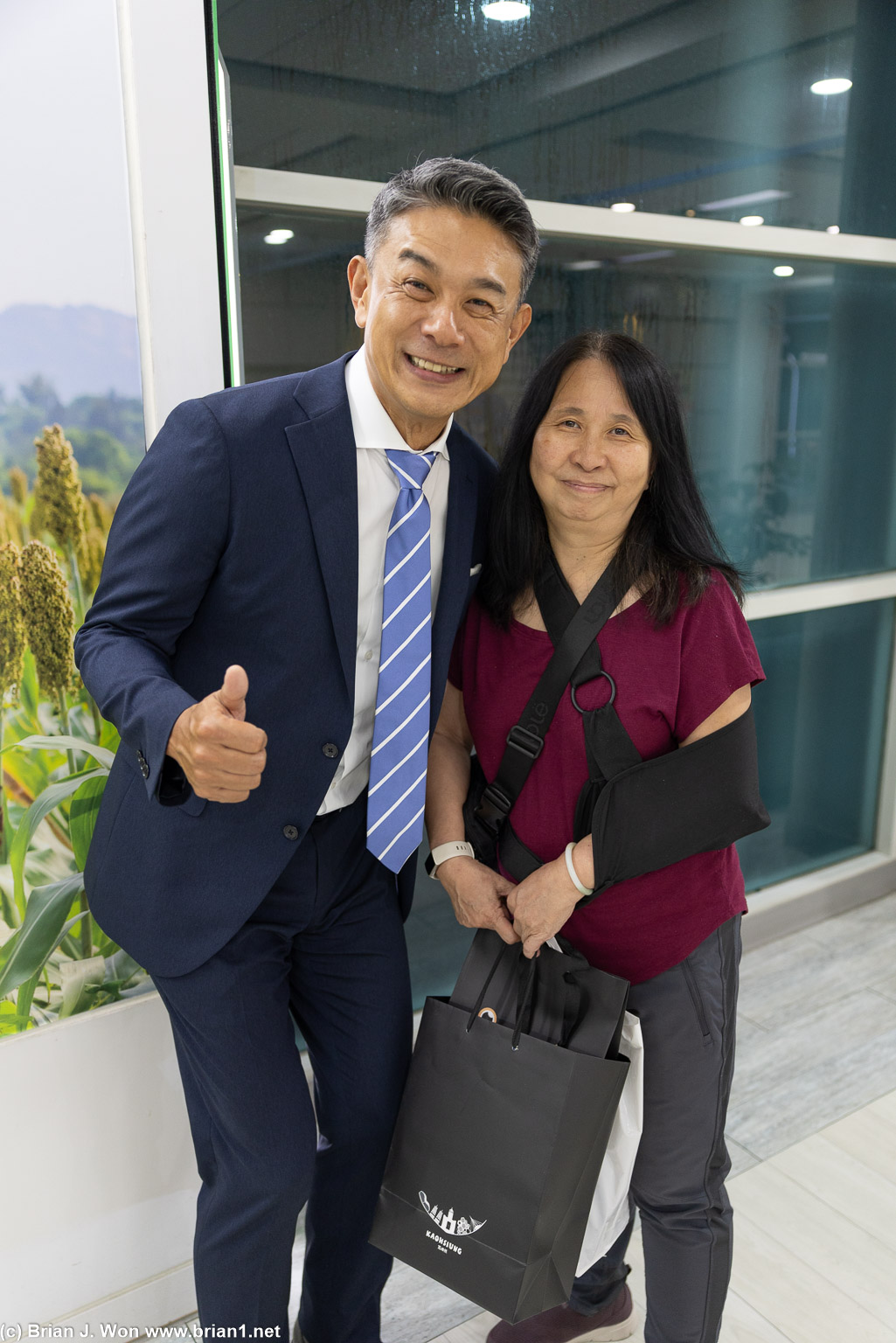 With Kenichi Kiriyama, director of sales, Japan, Micronesia, Philippines, Taiwan at United Airlines.