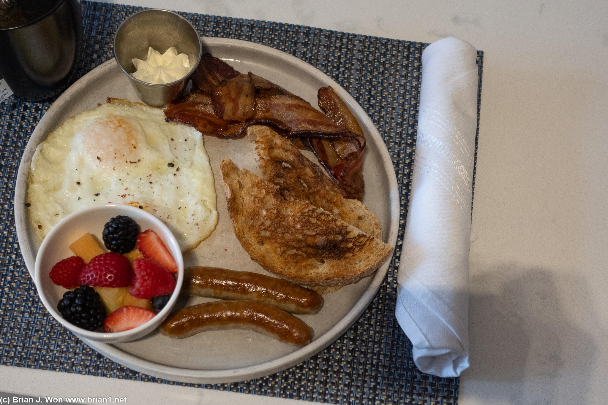 The Simply Eggs breakfast at The Joseph.