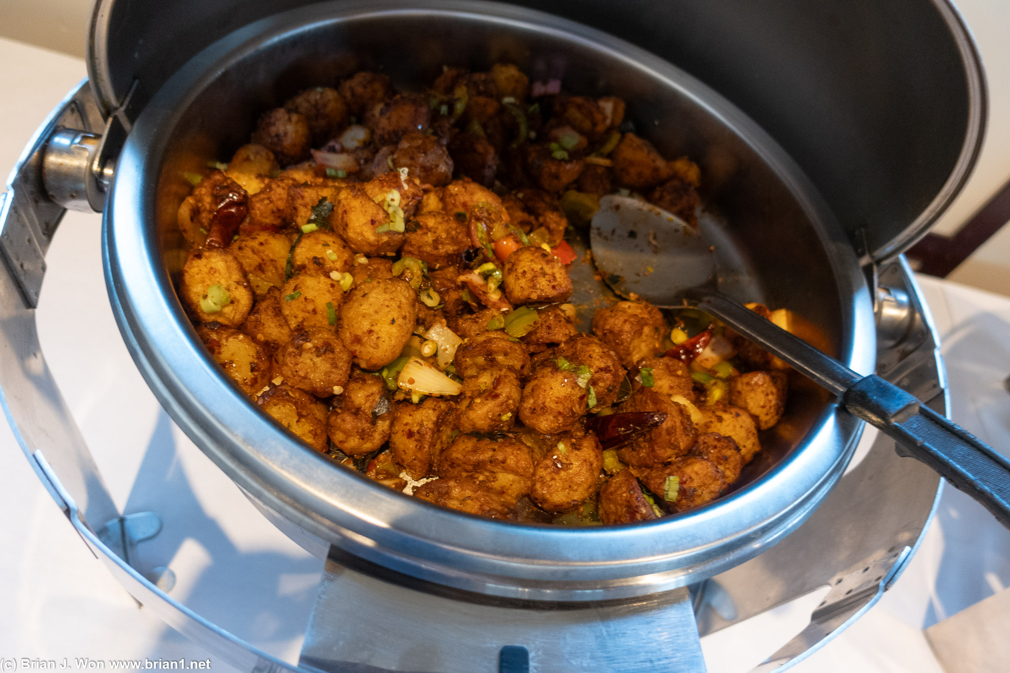 Spicy Hydrabadi potato.
