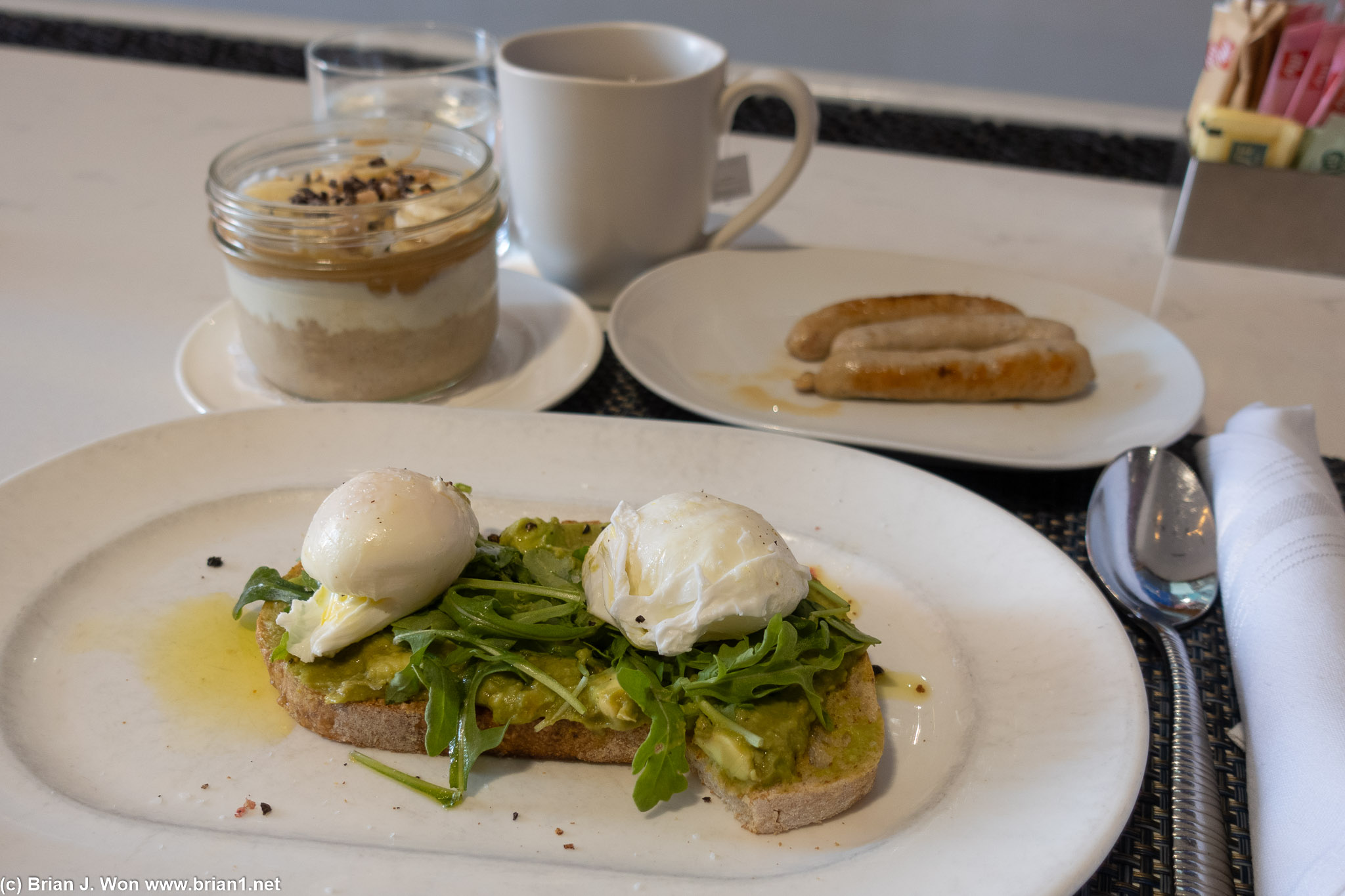 Neither avocado toast nor chicken sausage nor overnight oats are my thing, at least not from The Joseph.