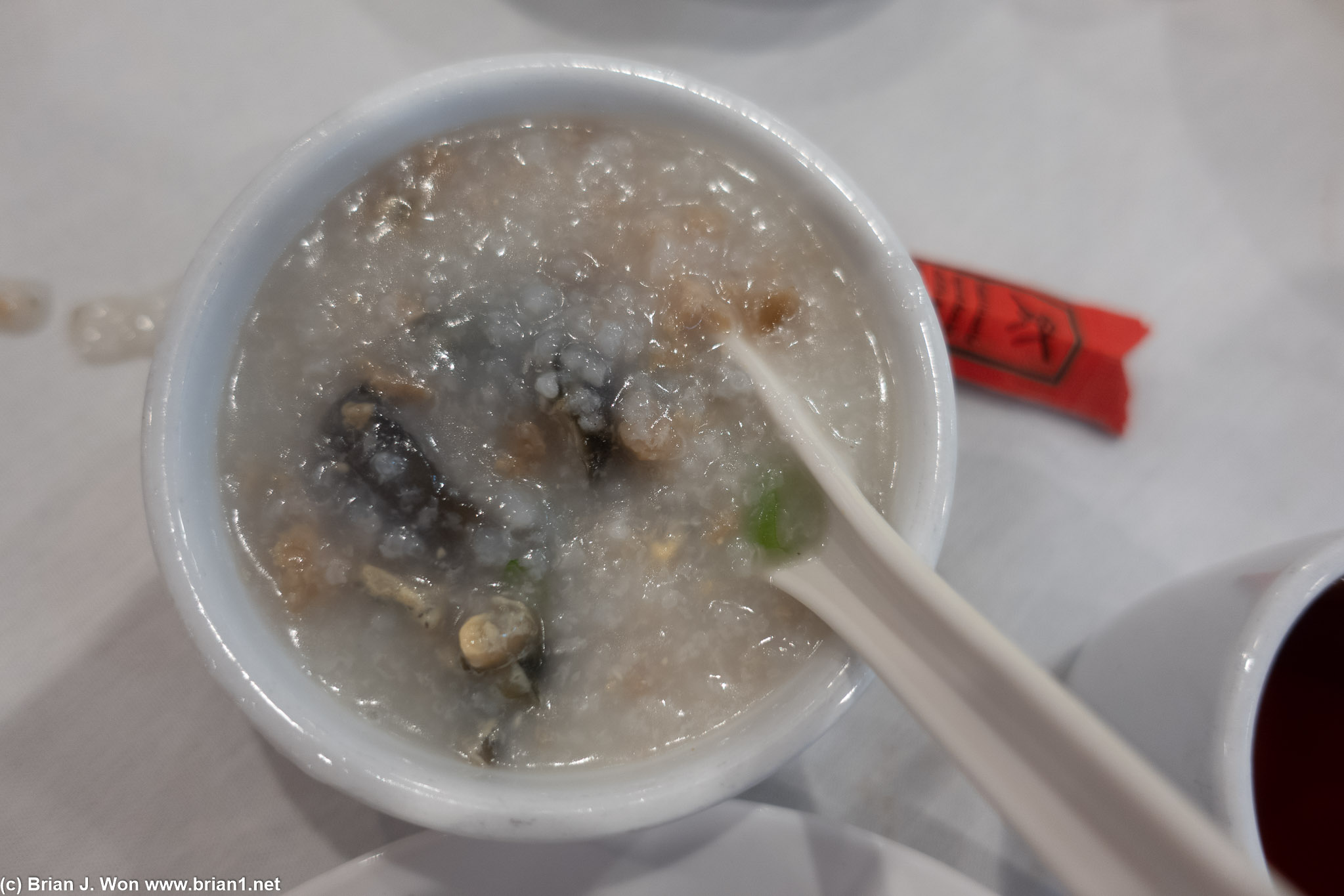 Pei dai sau yuk jook always hits the spot.