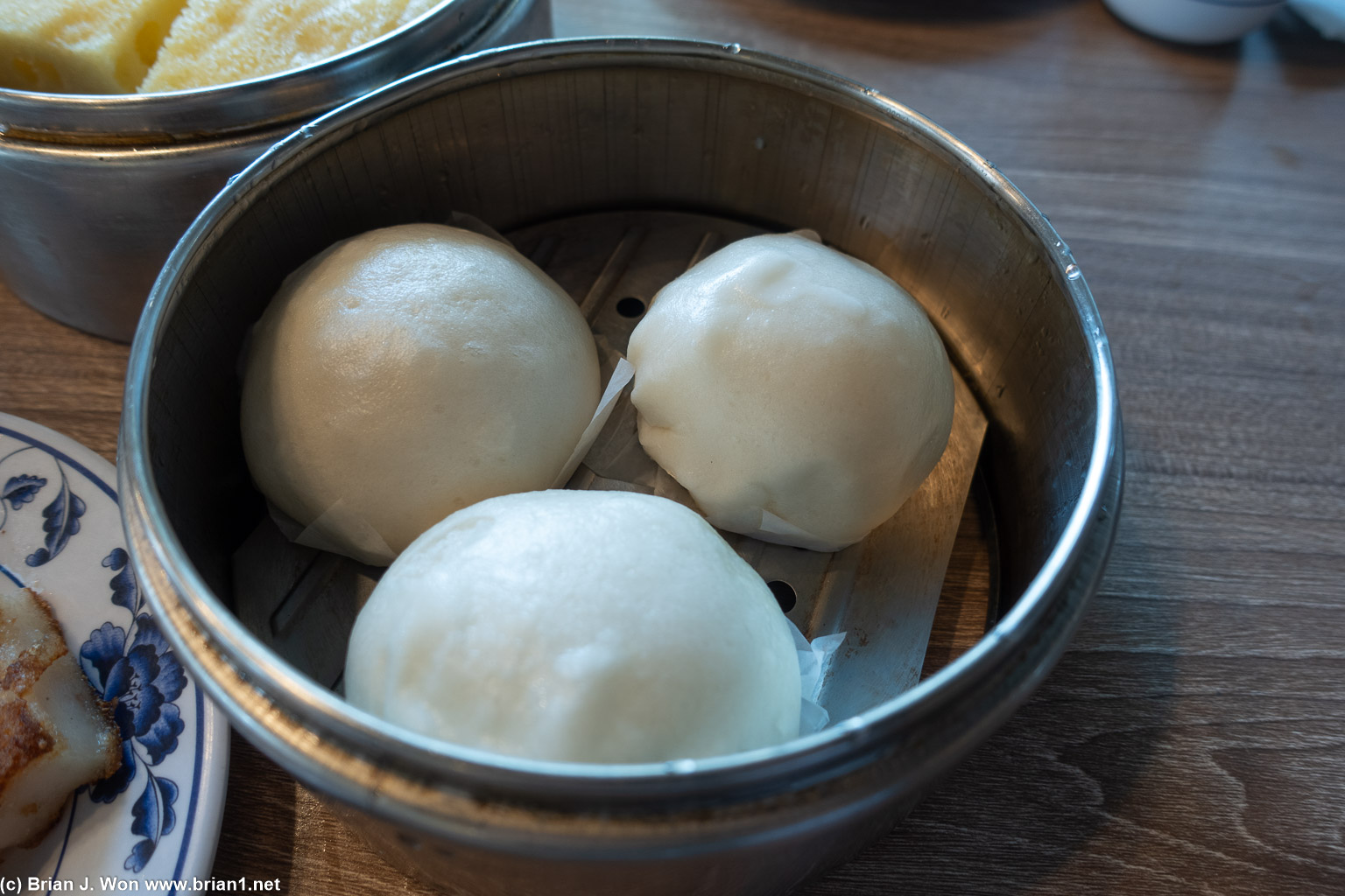 Egg yolk buns.