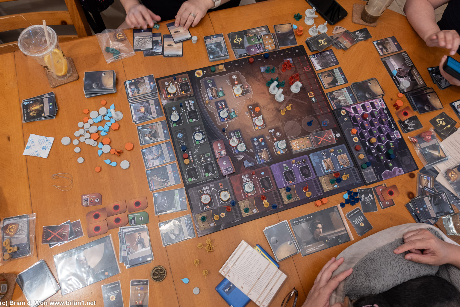 Dune: Imperium. Sue wins, but made it closer than usual.