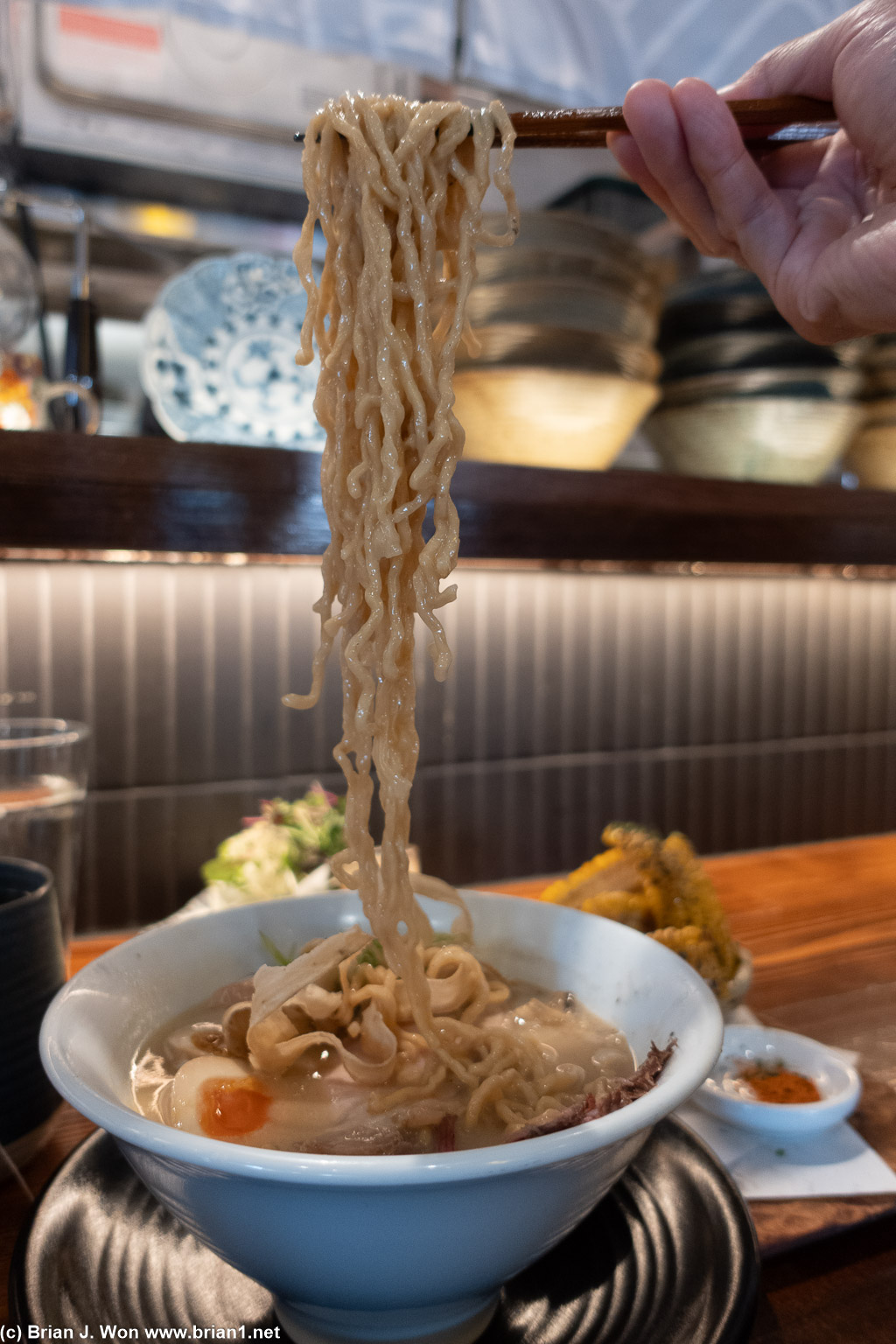 Noodle pull.