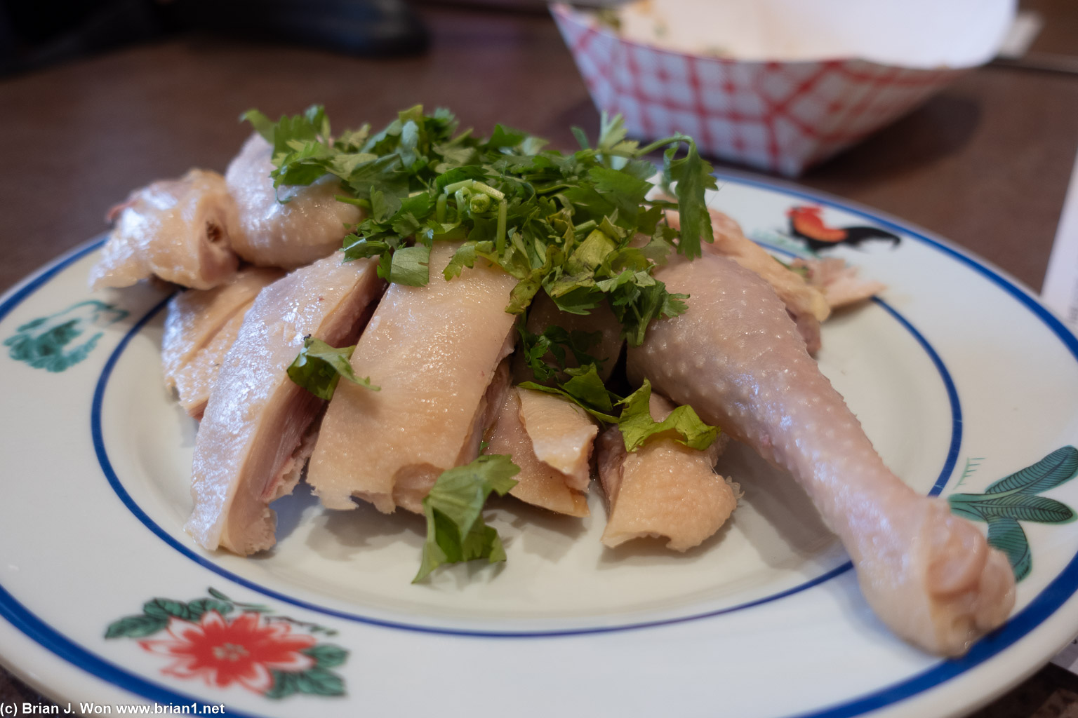 Salted chicken. Quite salty, best eaten with rice.