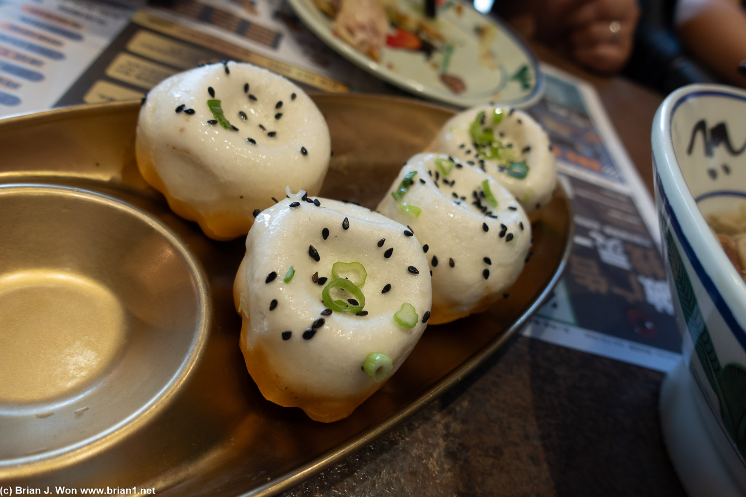 Sheng jian bao, pretty good. (pan fried pork bun)