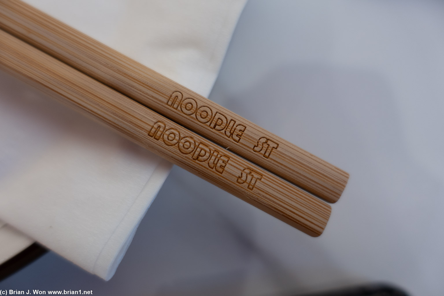 Noodle St's chopsticks.