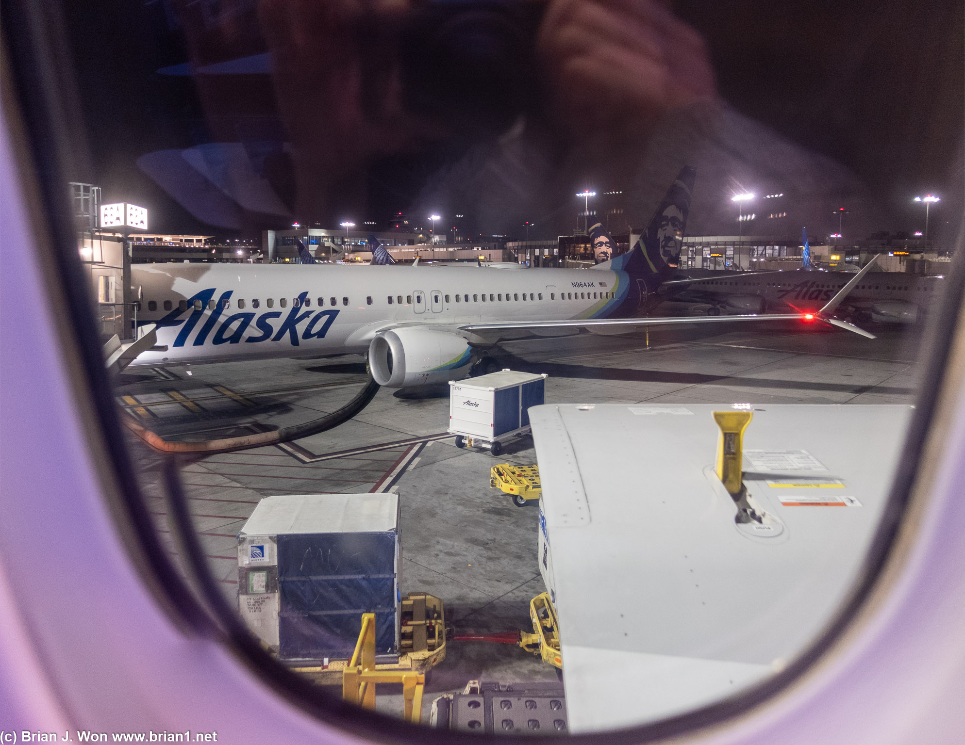 Leaving from Terminal 6 is still a bit weird.