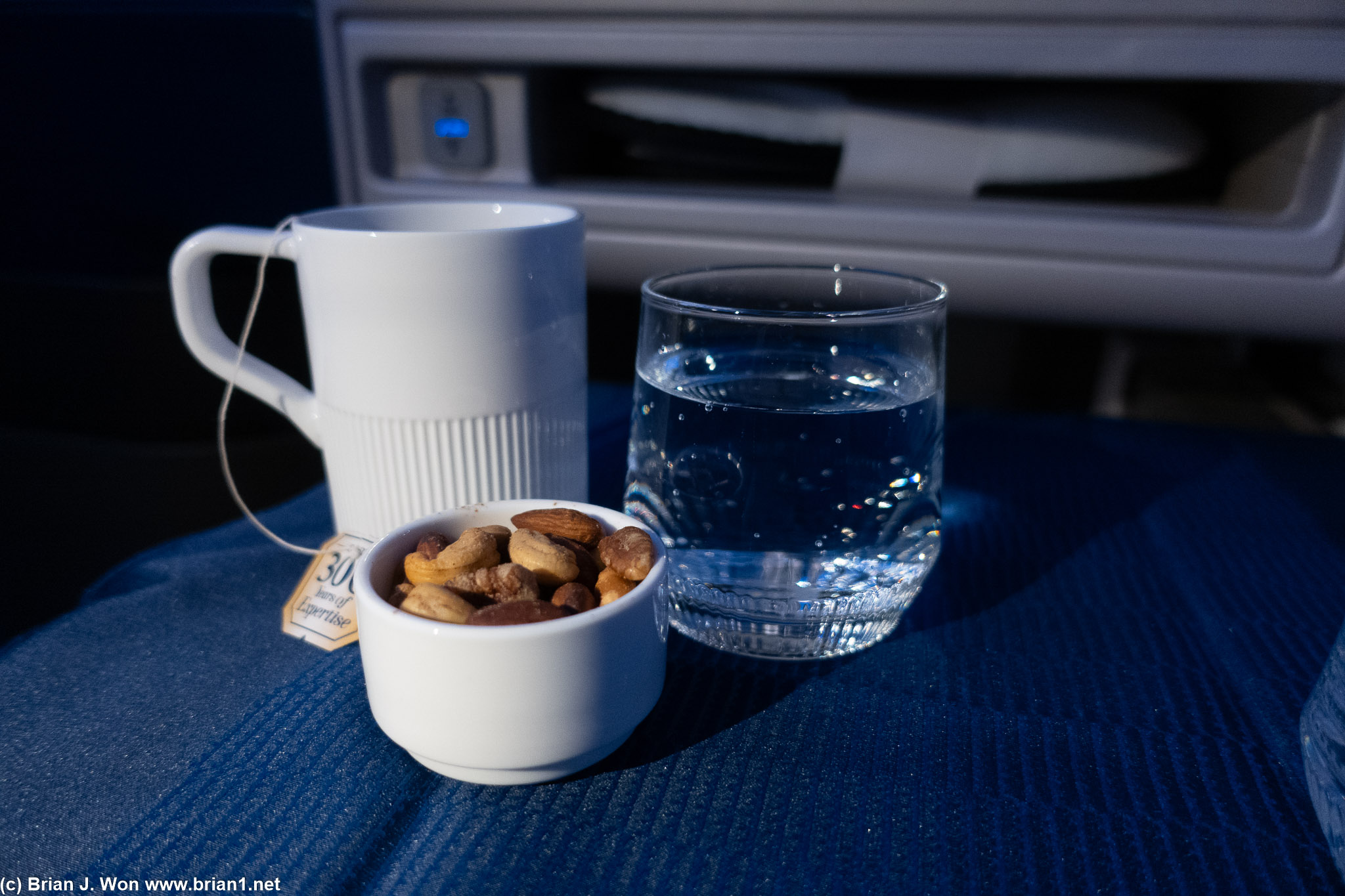 Warm nuts.