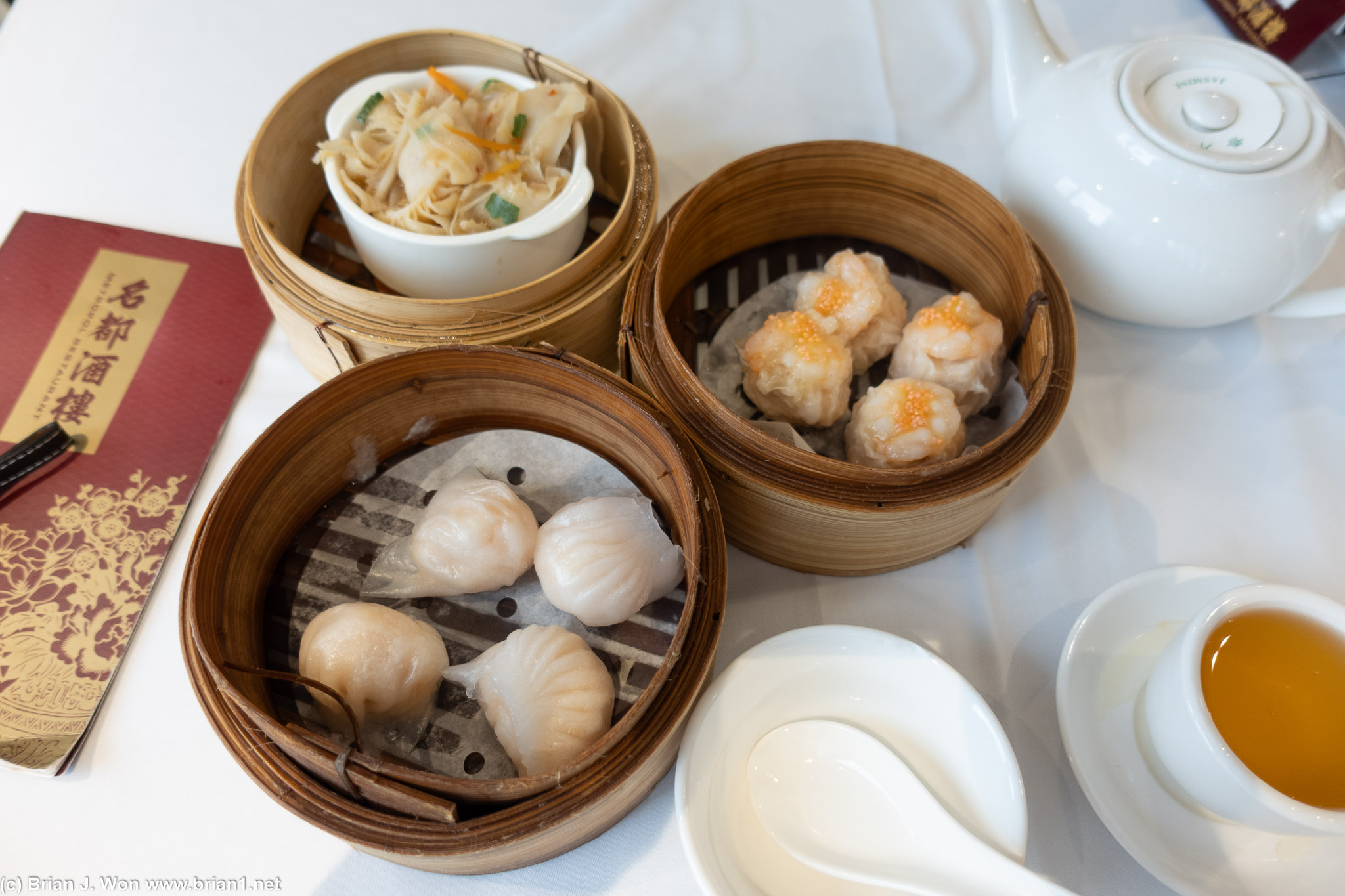 Har gow pretty good, ditto for shu mai.