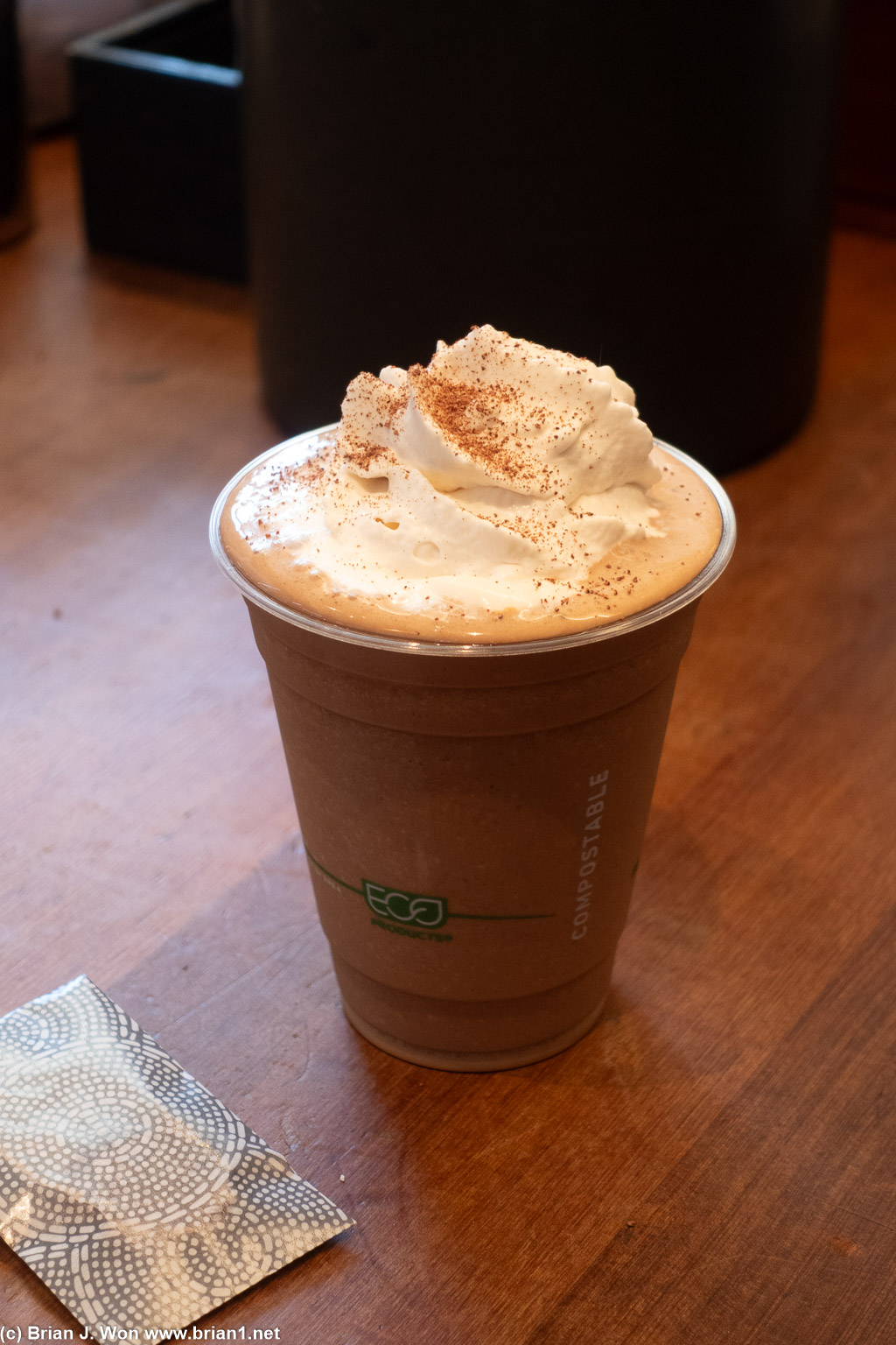 Iced hot choocolate.