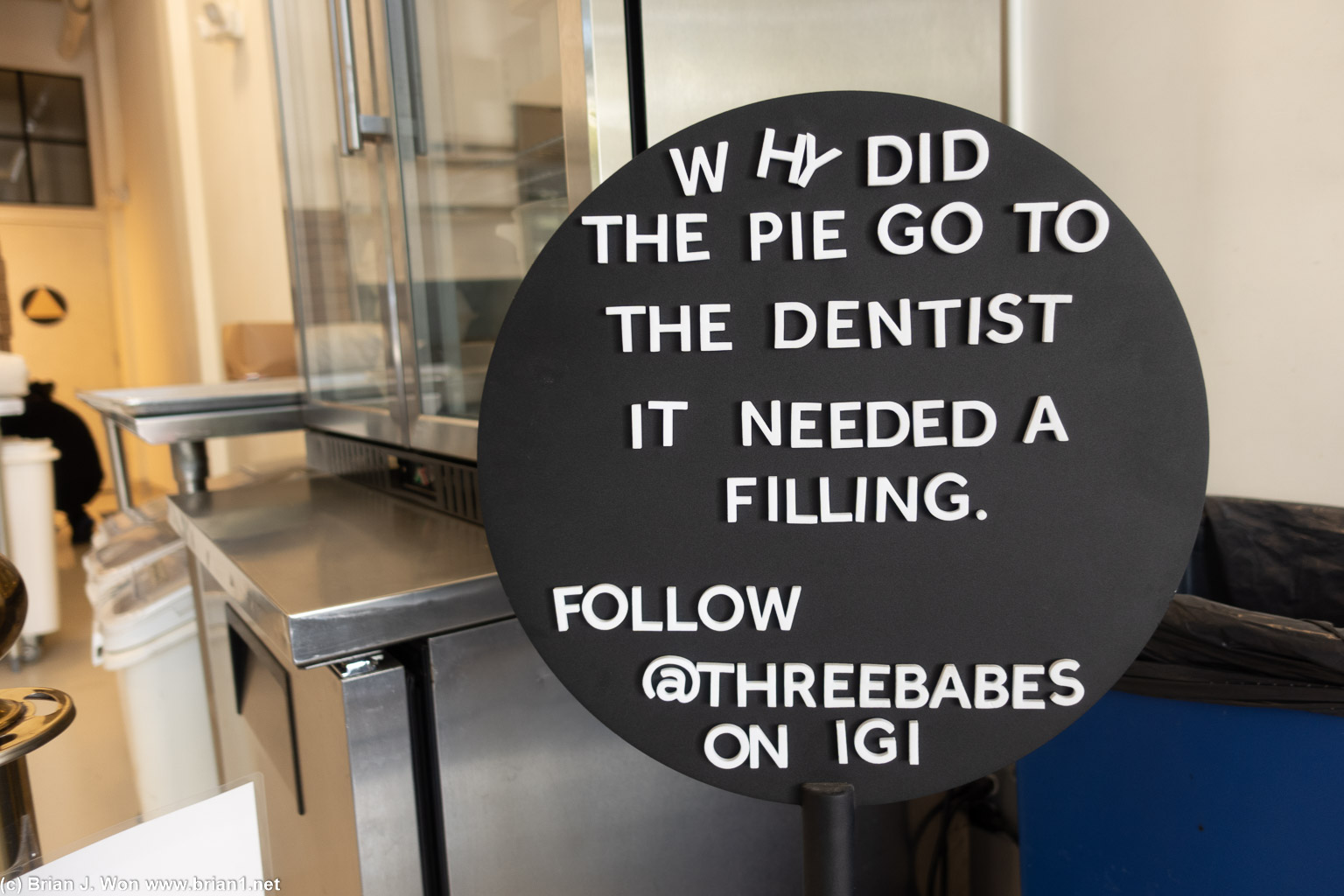 Back at Three Babes Bakeshop.