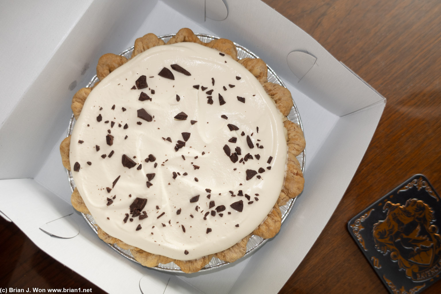 Banana cream pie was more of a chocolate banana cream?