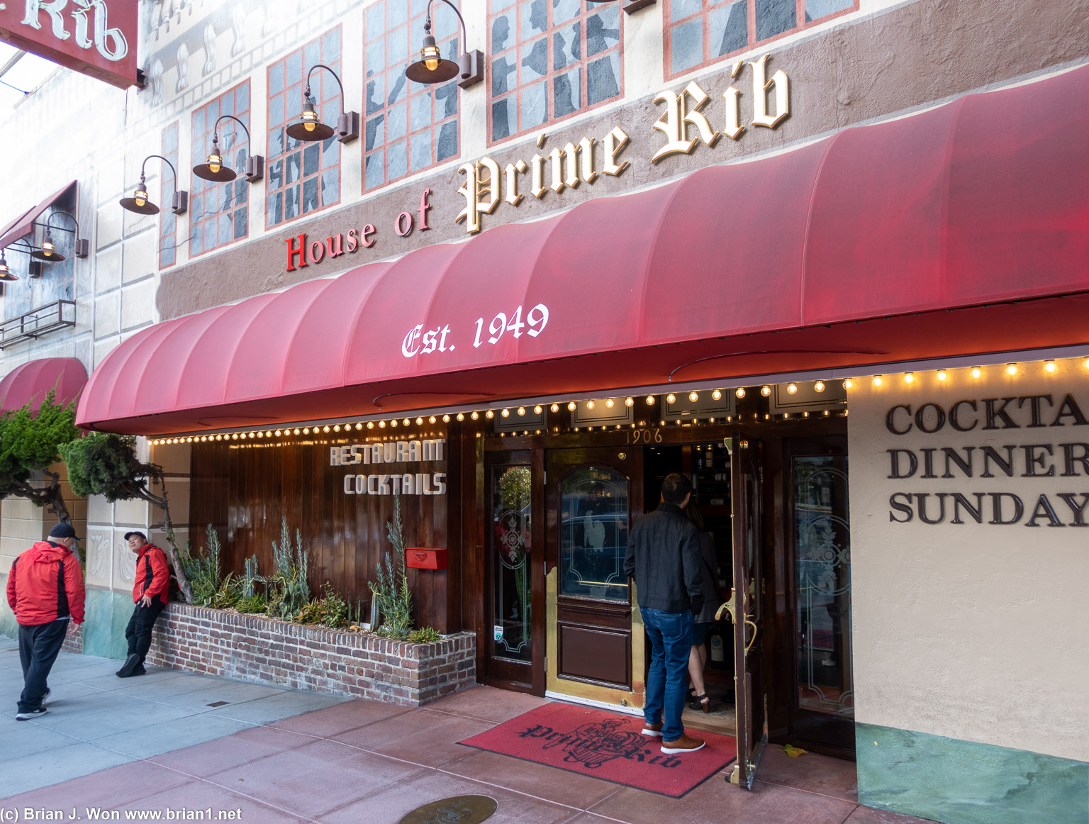 House of Prime Rib is a difficult reservation.