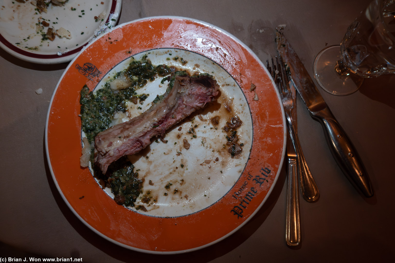 16oz bone-in demolished.