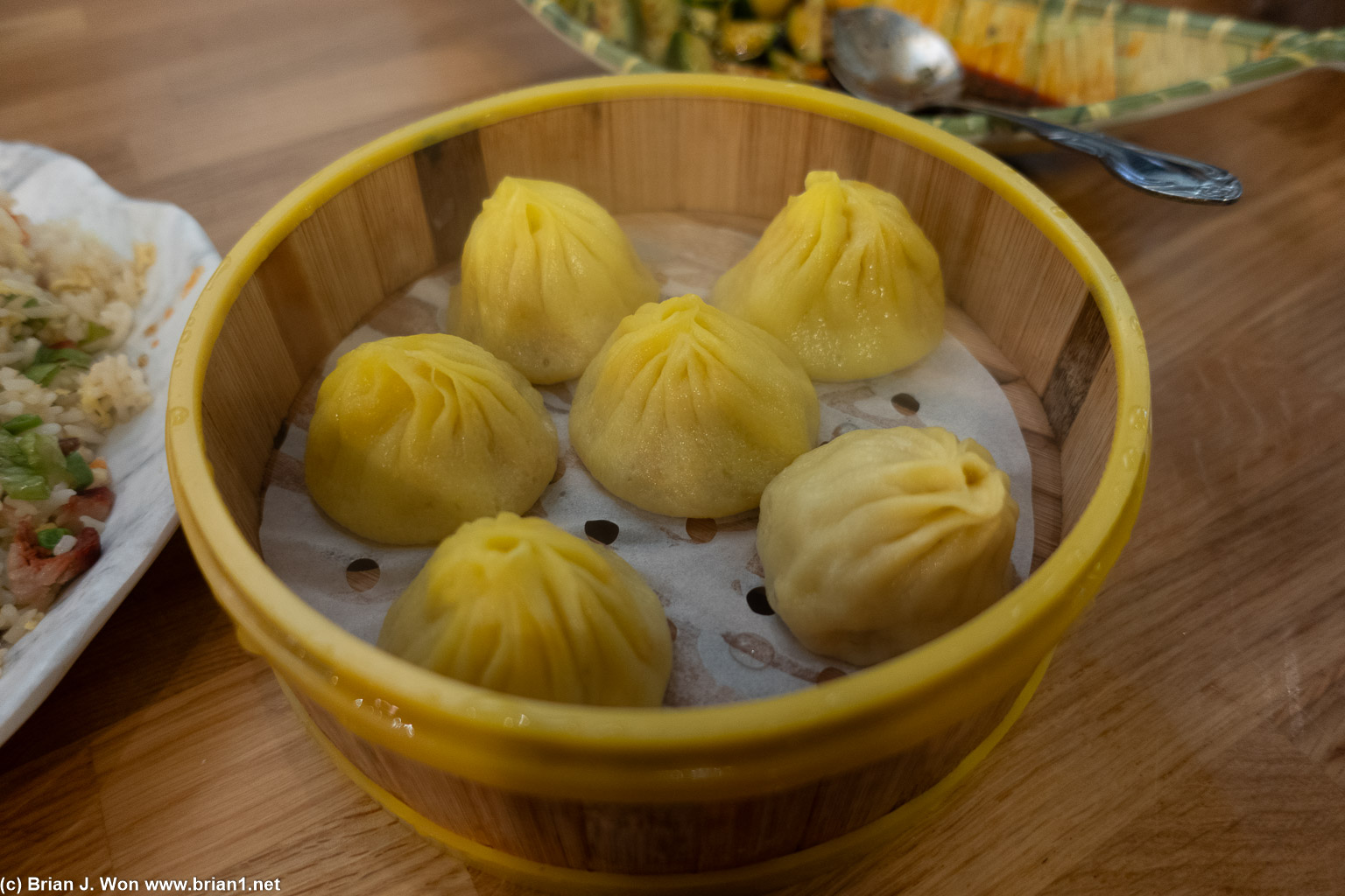 Crab xiao long bao.