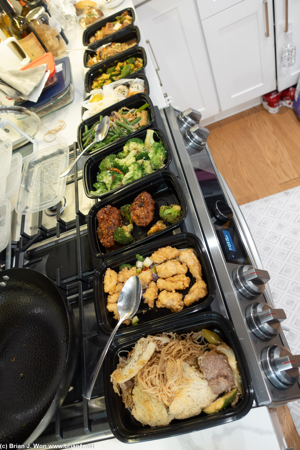 Leftovers for lunch.
