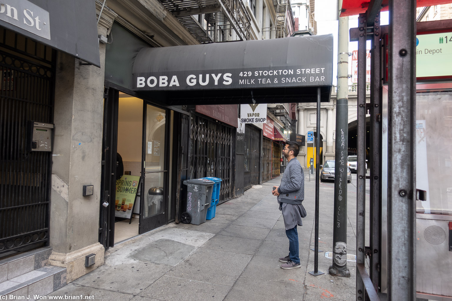 Boba Guys by Union Square is tiny.