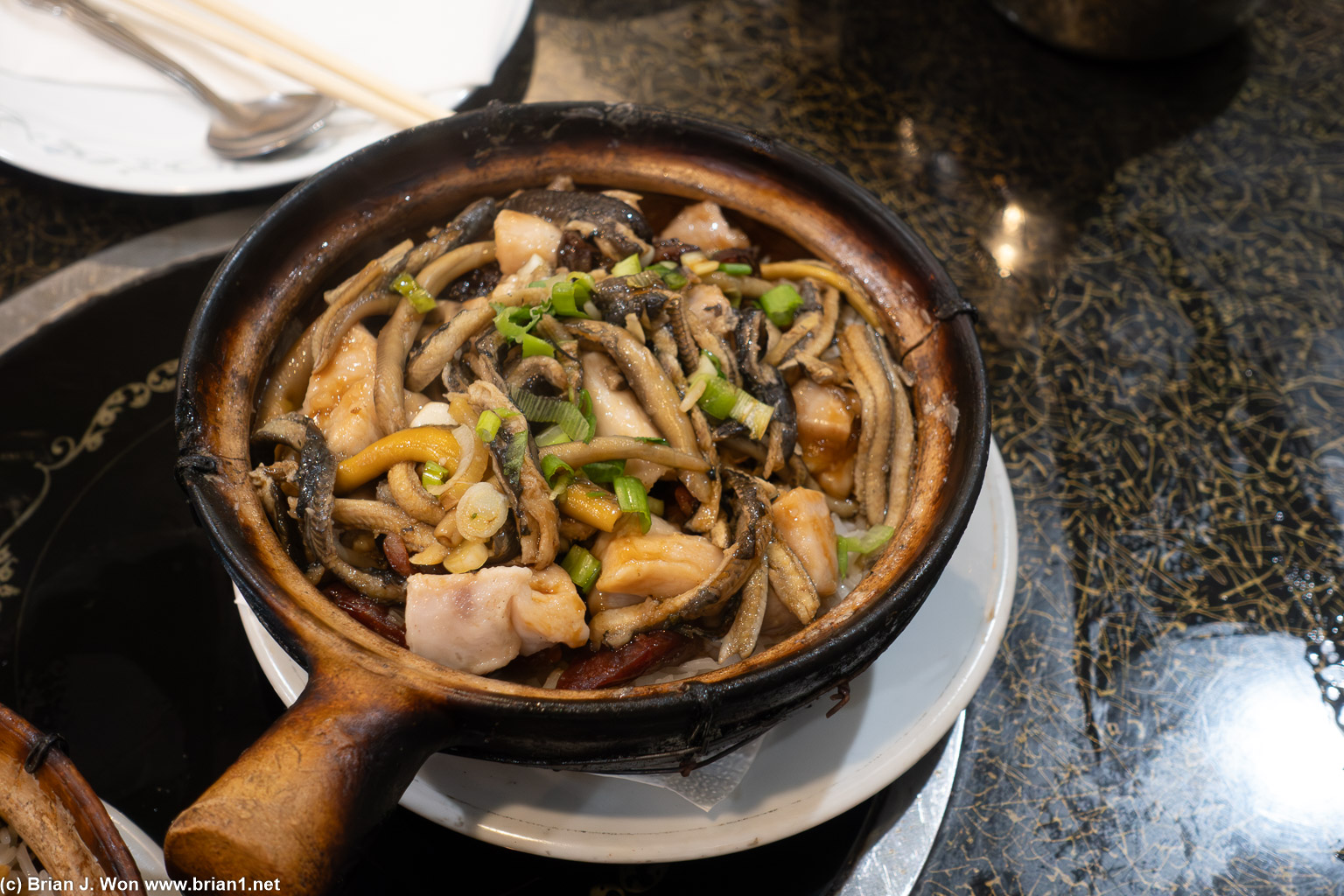 House special including Taishan yellow eel.