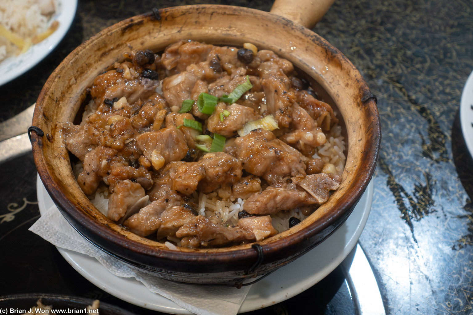 Pai gut clay pot was excellent.