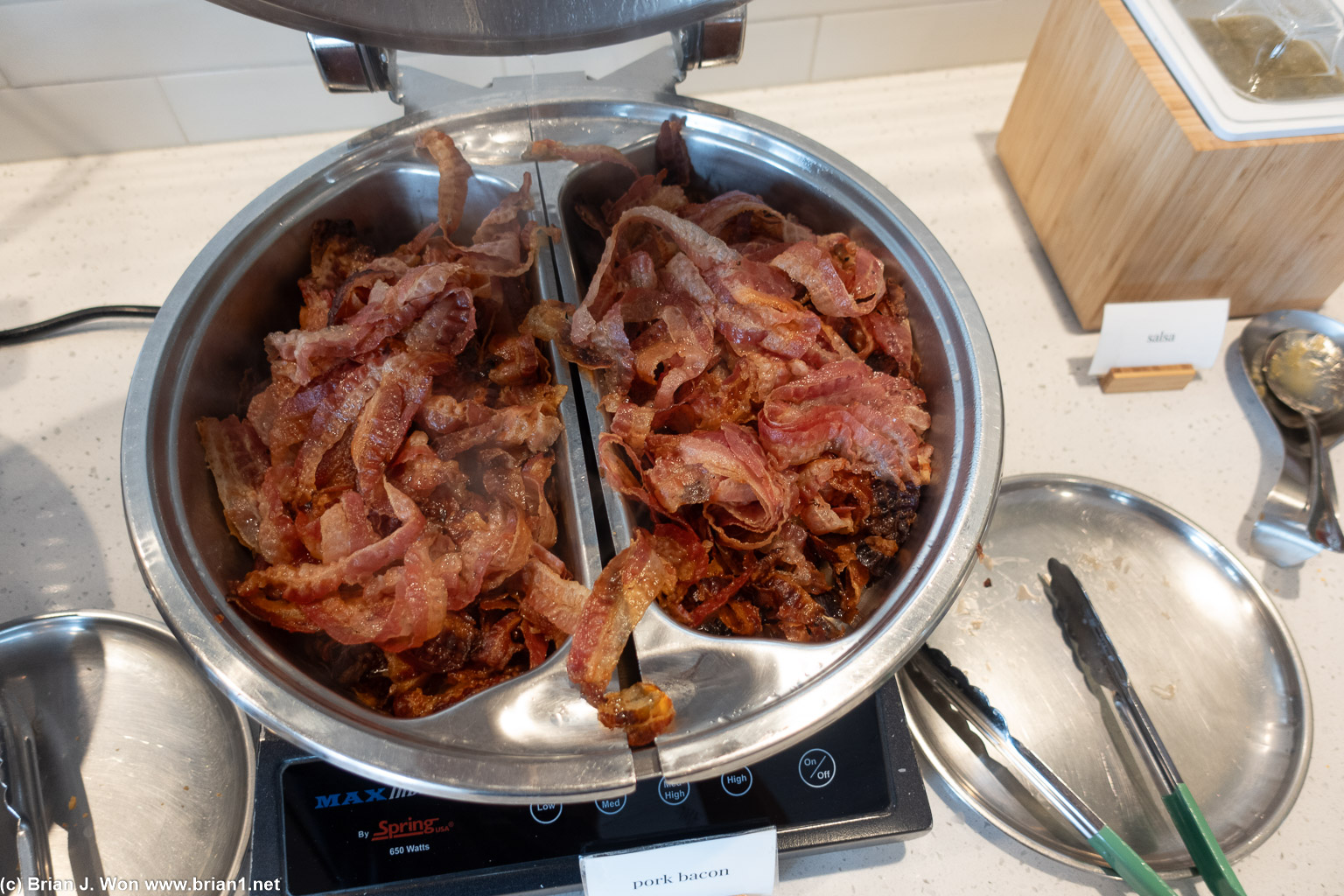 Much bacon.