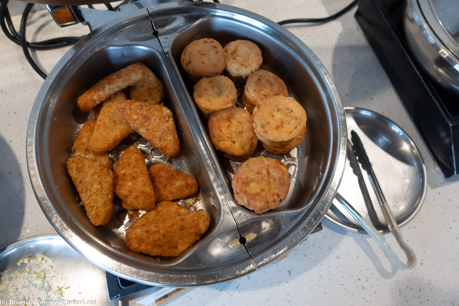 Hash browns and... uh...?