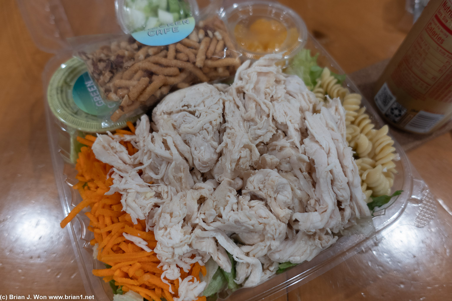 Don't get double white meat, it's a lot.