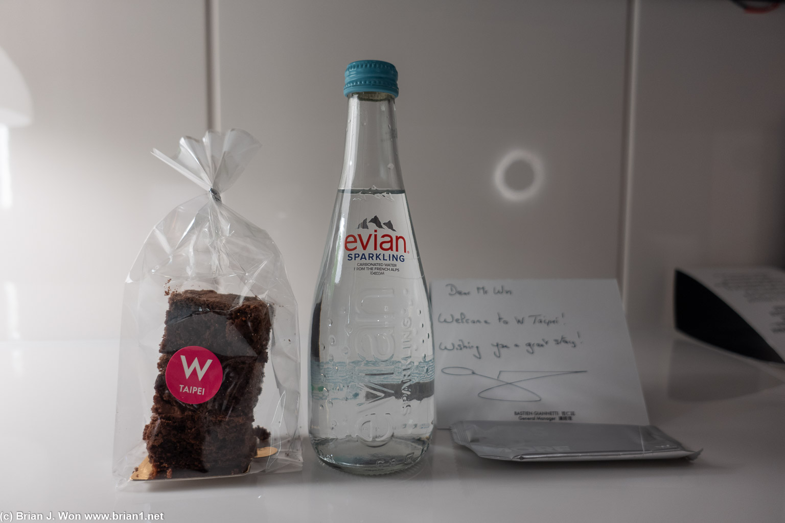Welcome gift.