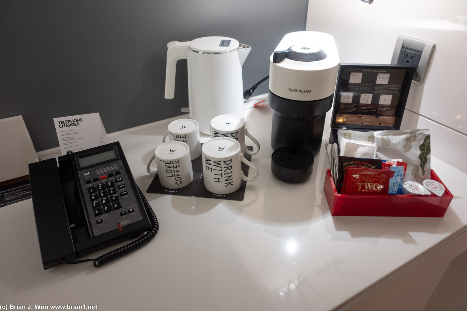 Coffee and tea.