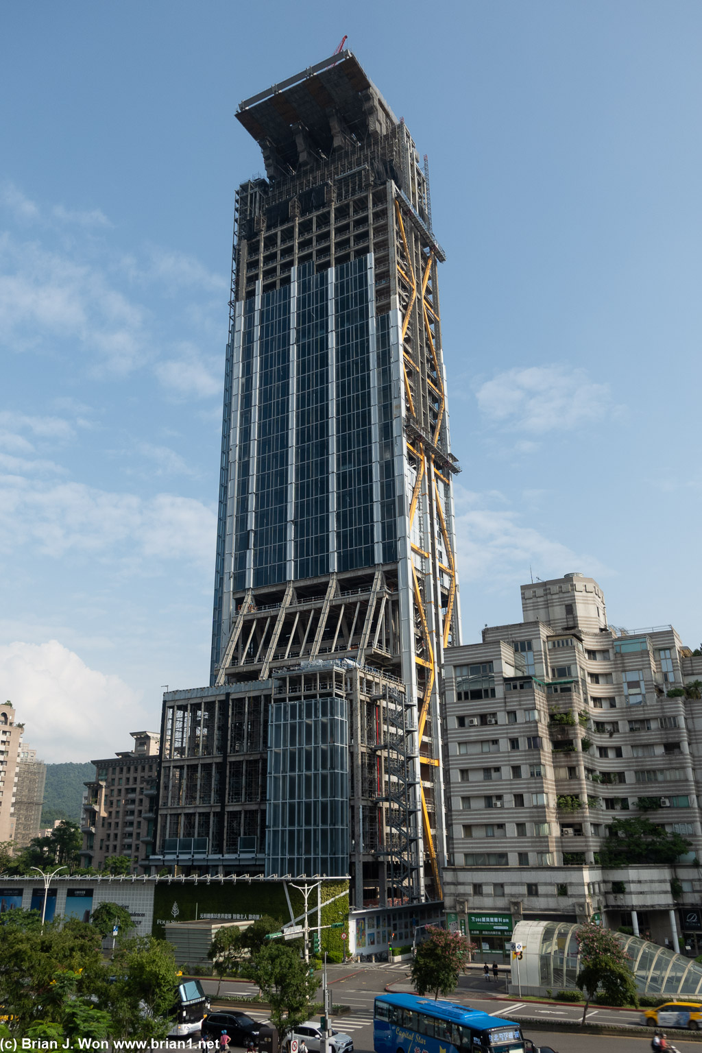 Four Seasons Taipei is under construction.