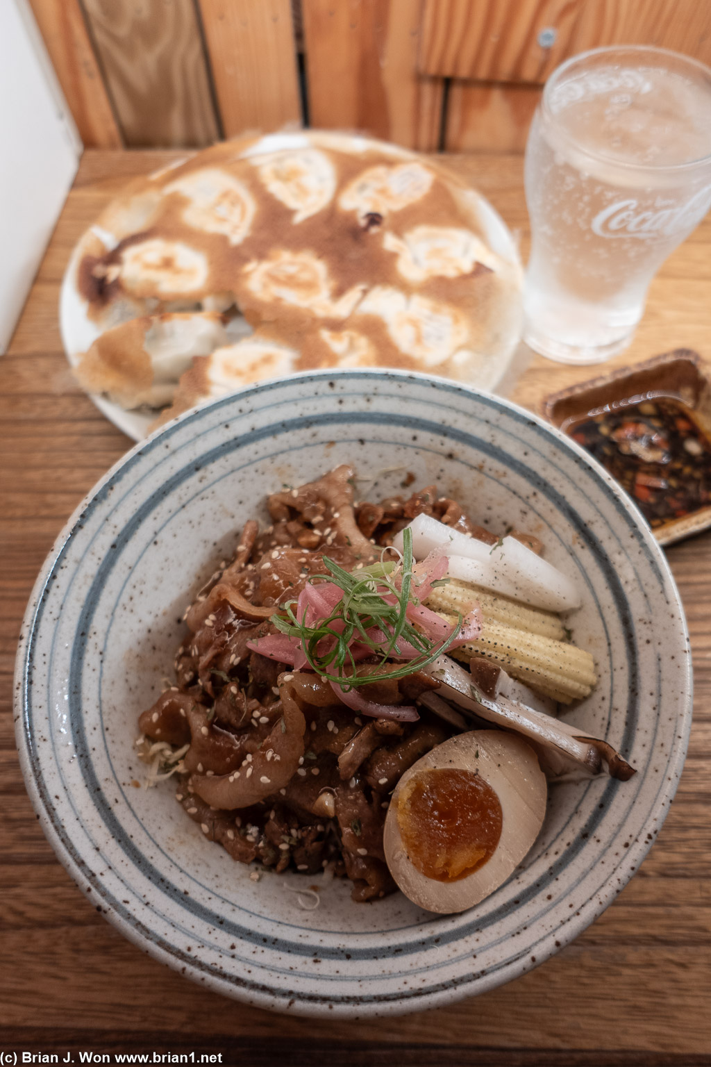 Pork rice bowl, again, not memorable, but not bad.